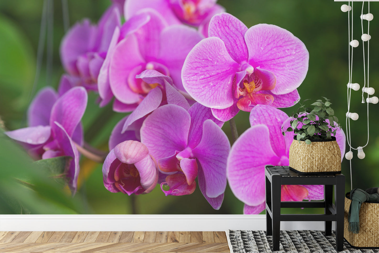 Fototapete Orchideenblüten 3D