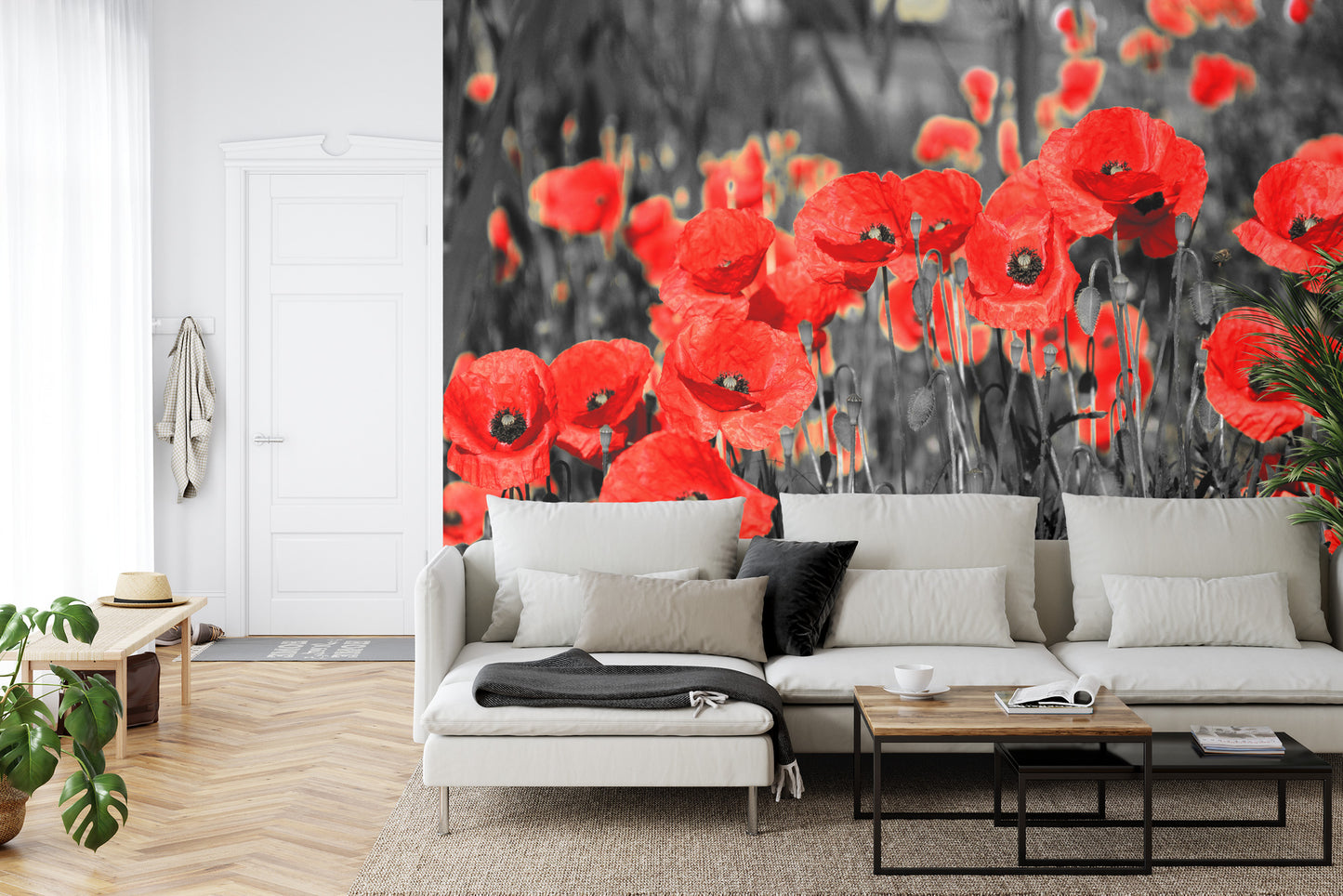 Fototapete Mohnblumen