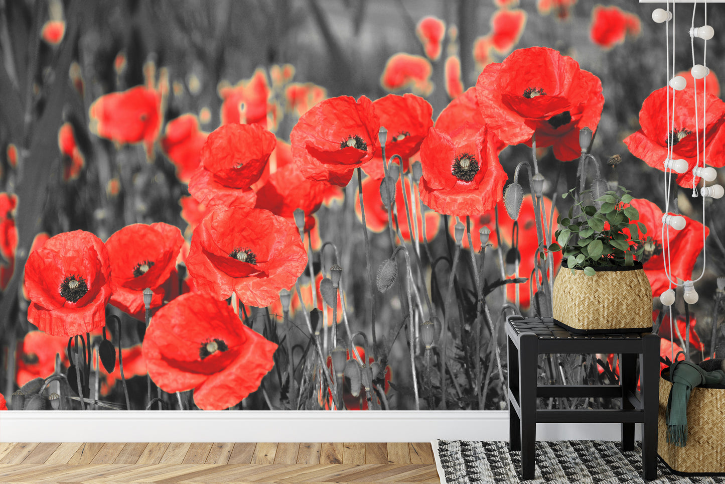 Fototapete Mohnblumen