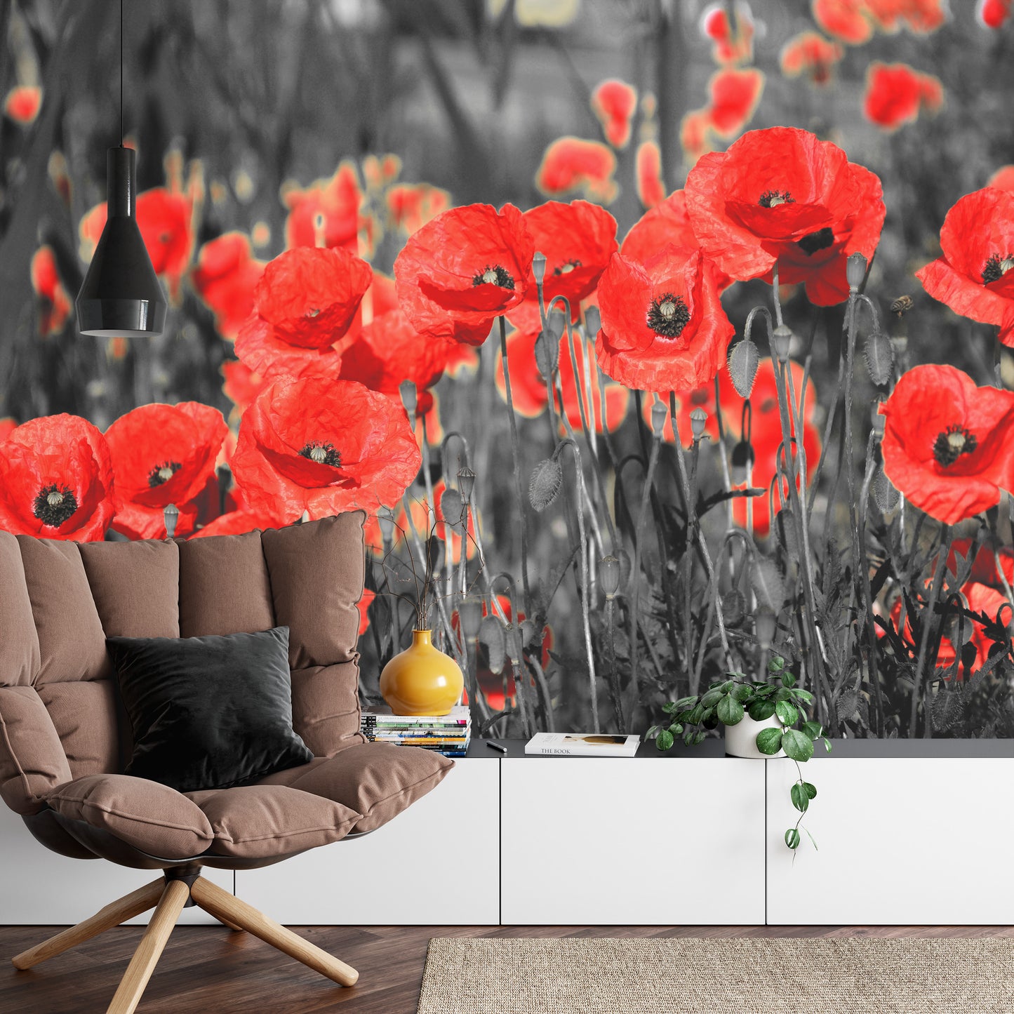 Fototapete Mohnblumen
