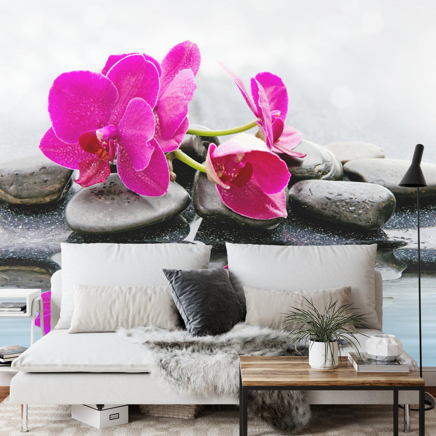 Fototapete Schöne Orchidee Spa