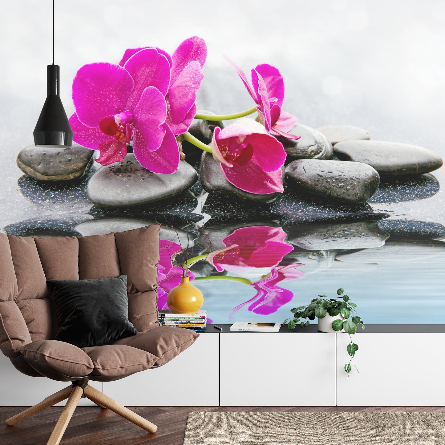 Fototapete Schöne Orchidee Spa