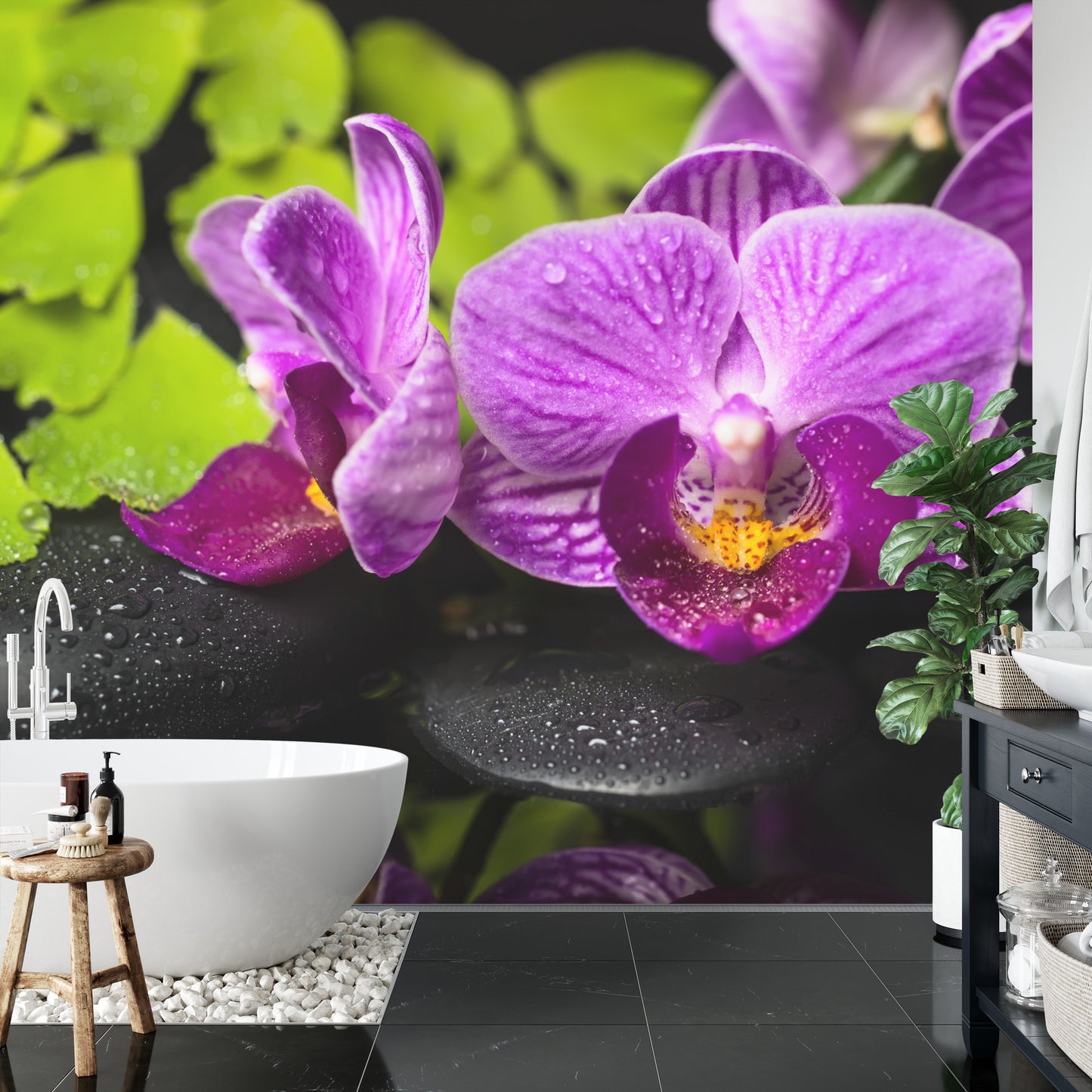 Fototapete Orchidee Spa