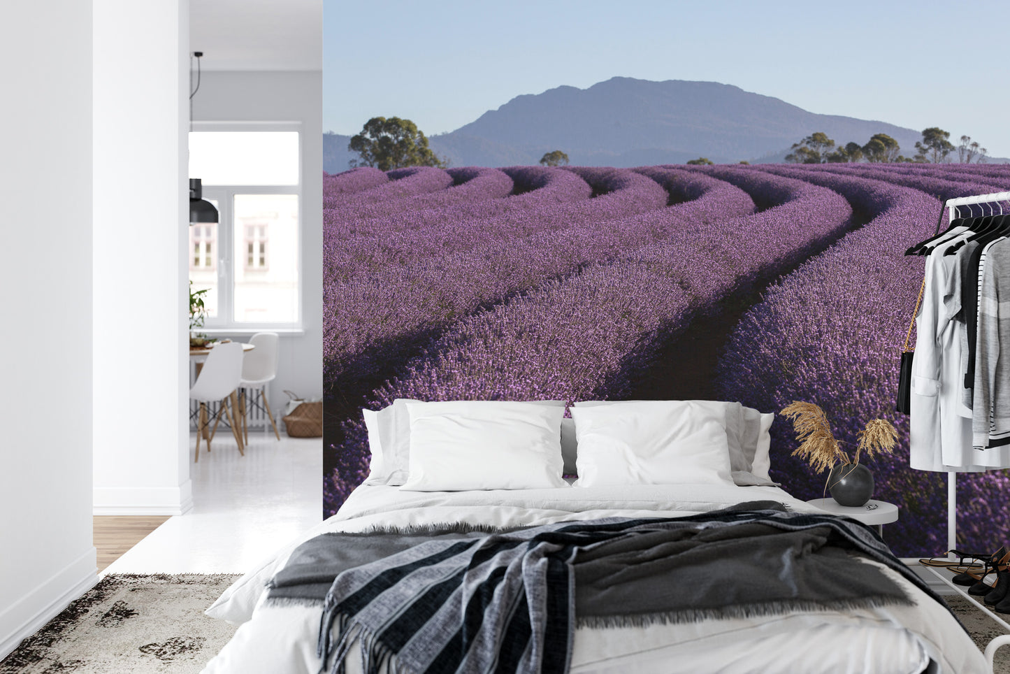 Fototapete Land Feld Lavendel
