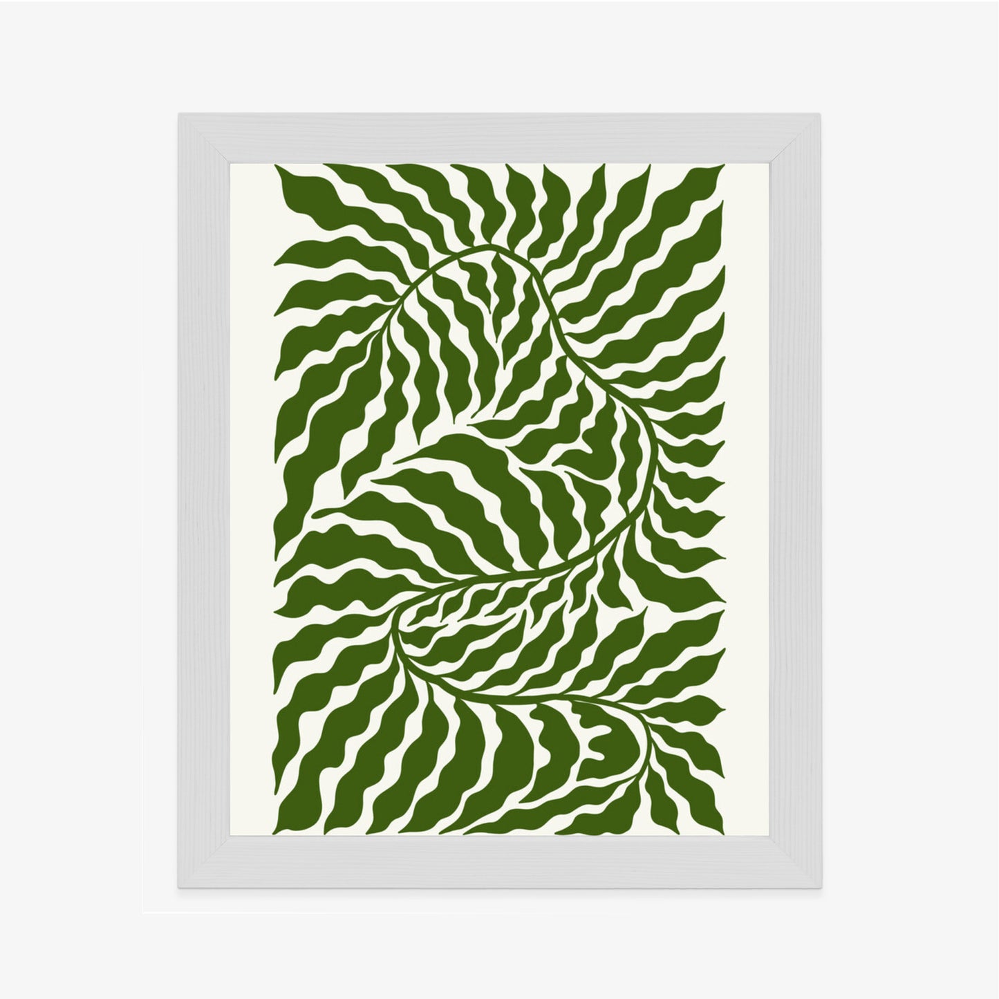 Poster Minimalistische Abstraktion Der Botanischen Komposition