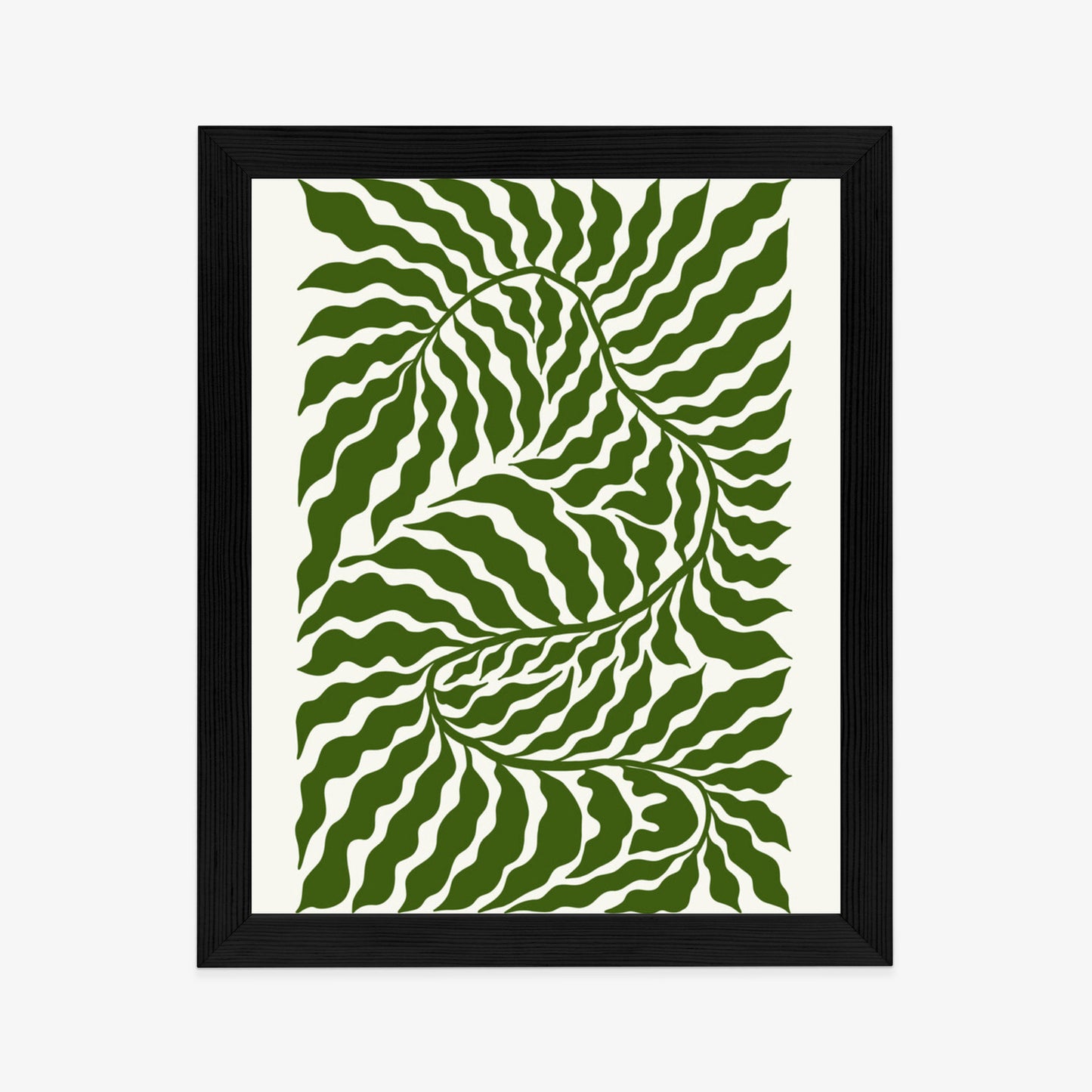 Poster Minimalistische Abstraktion Der Botanischen Komposition