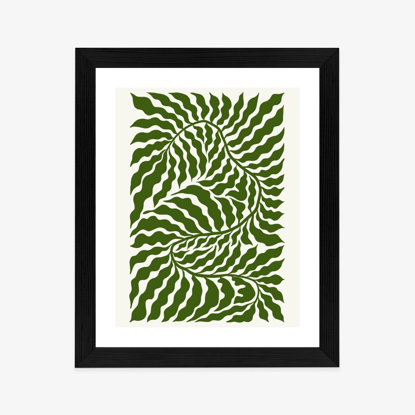 Poster Minimalistische Abstraktion Der Botanischen Komposition