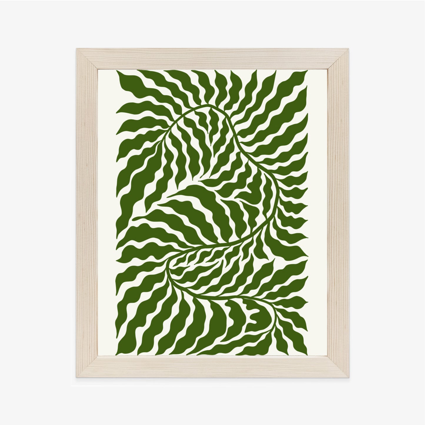 Poster Minimalistische Abstraktion Der Botanischen Komposition