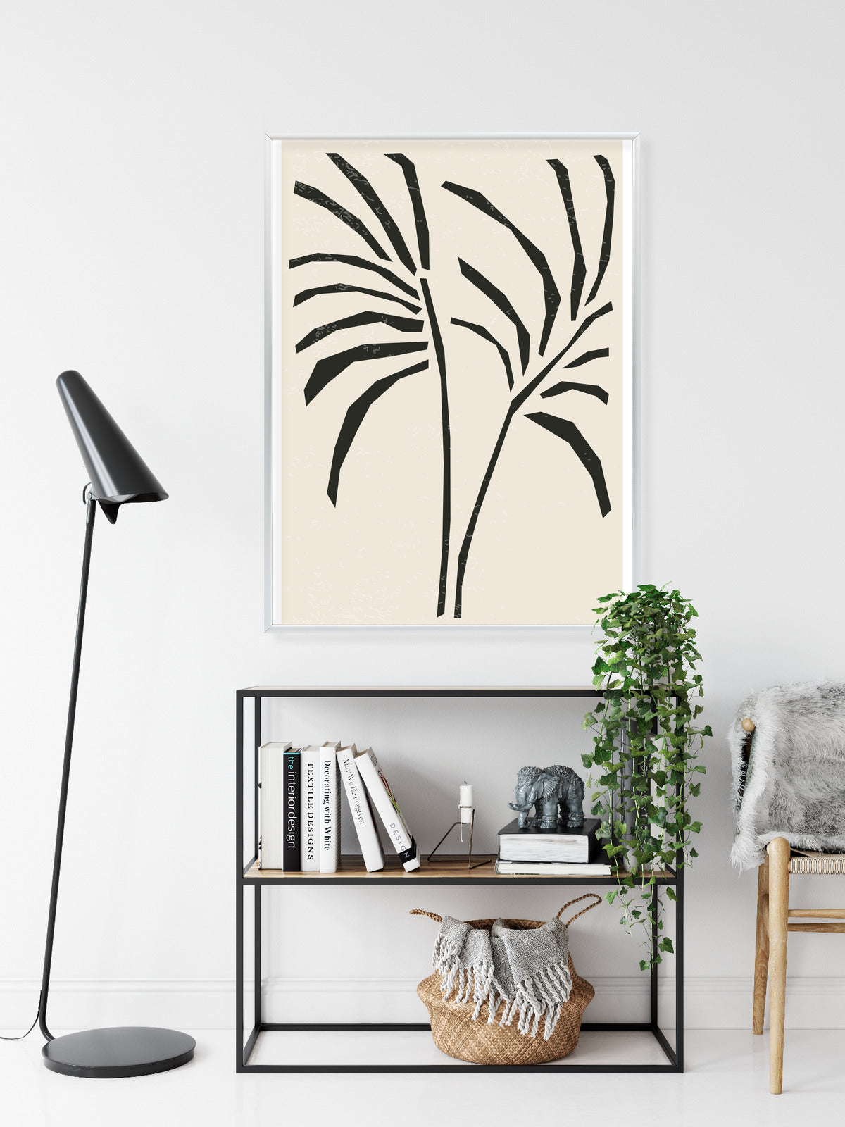 Poster Blätter Im Matisse-Stil
