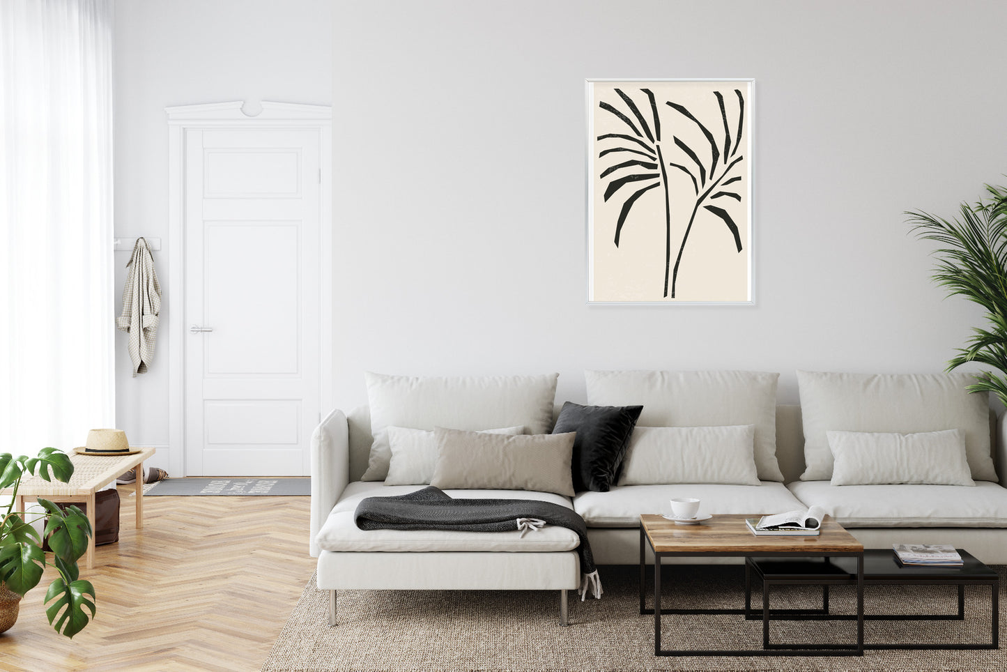 Poster Blätter Im Matisse-Stil