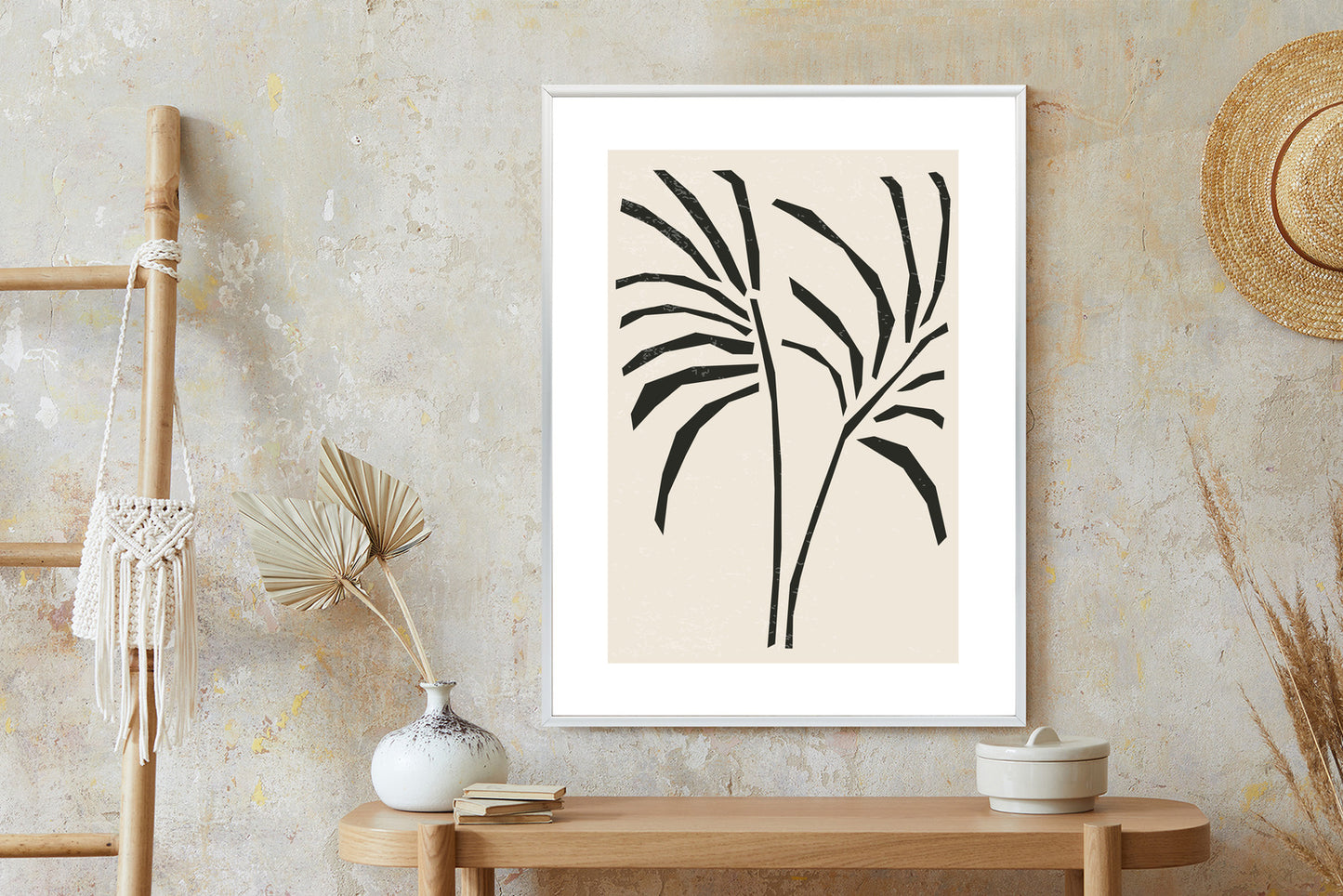 Poster Blätter Im Matisse-Stil
