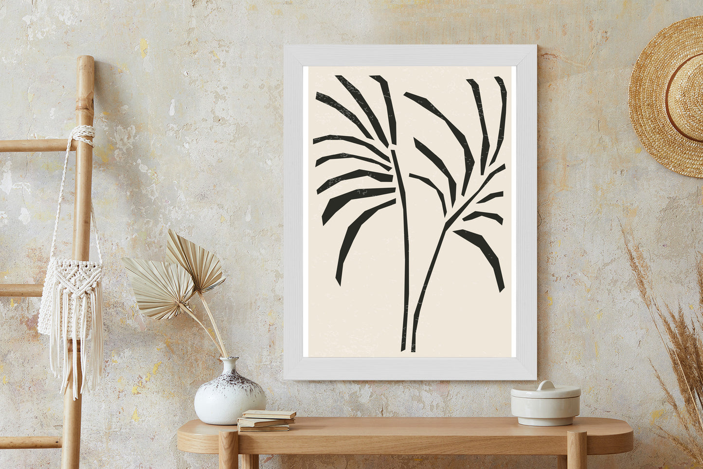 Poster Blätter Im Matisse-Stil