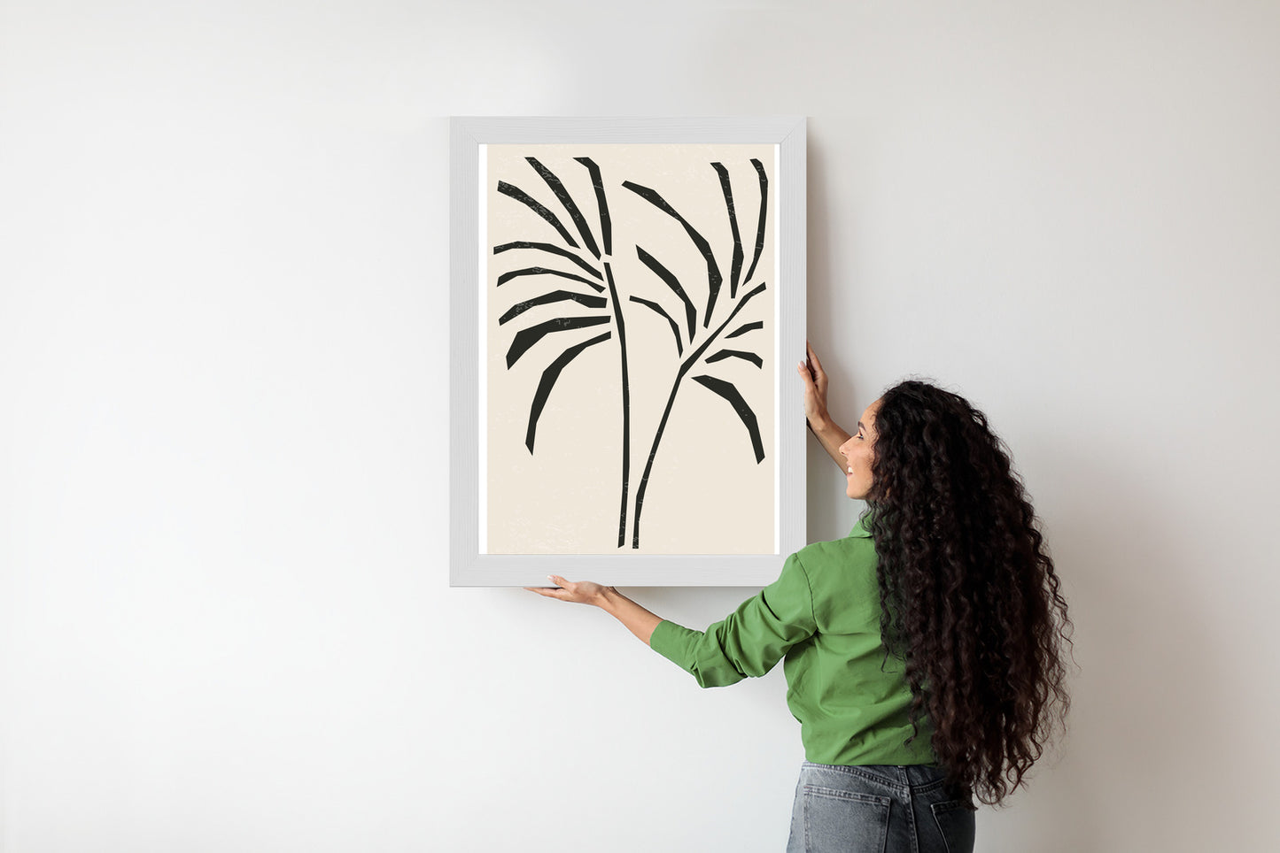 Poster Blätter Im Matisse-Stil