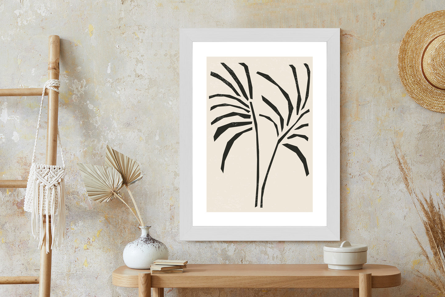 Poster Blätter Im Matisse-Stil