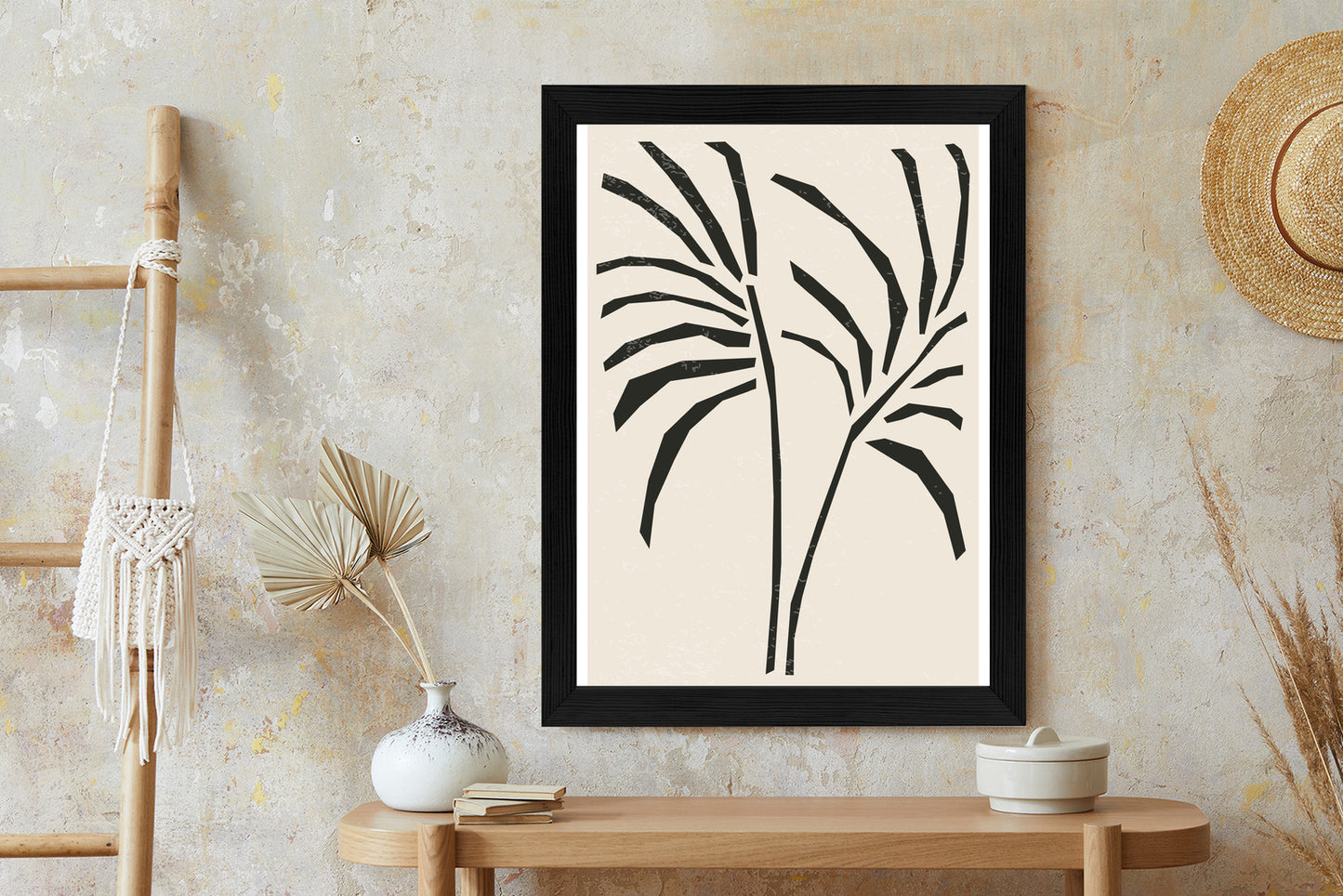 Poster Blätter Im Matisse-Stil