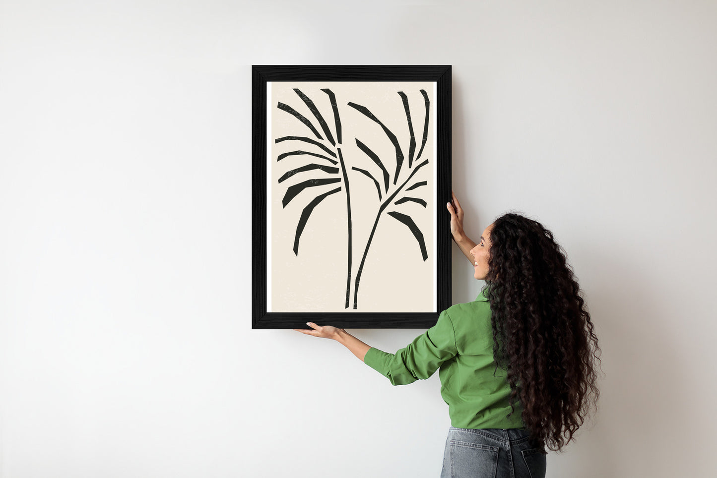 Poster Blätter Im Matisse-Stil
