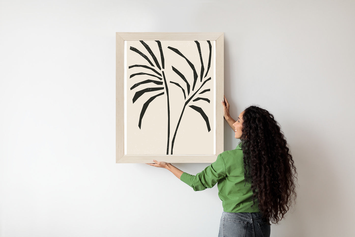 Poster Blätter Im Matisse-Stil