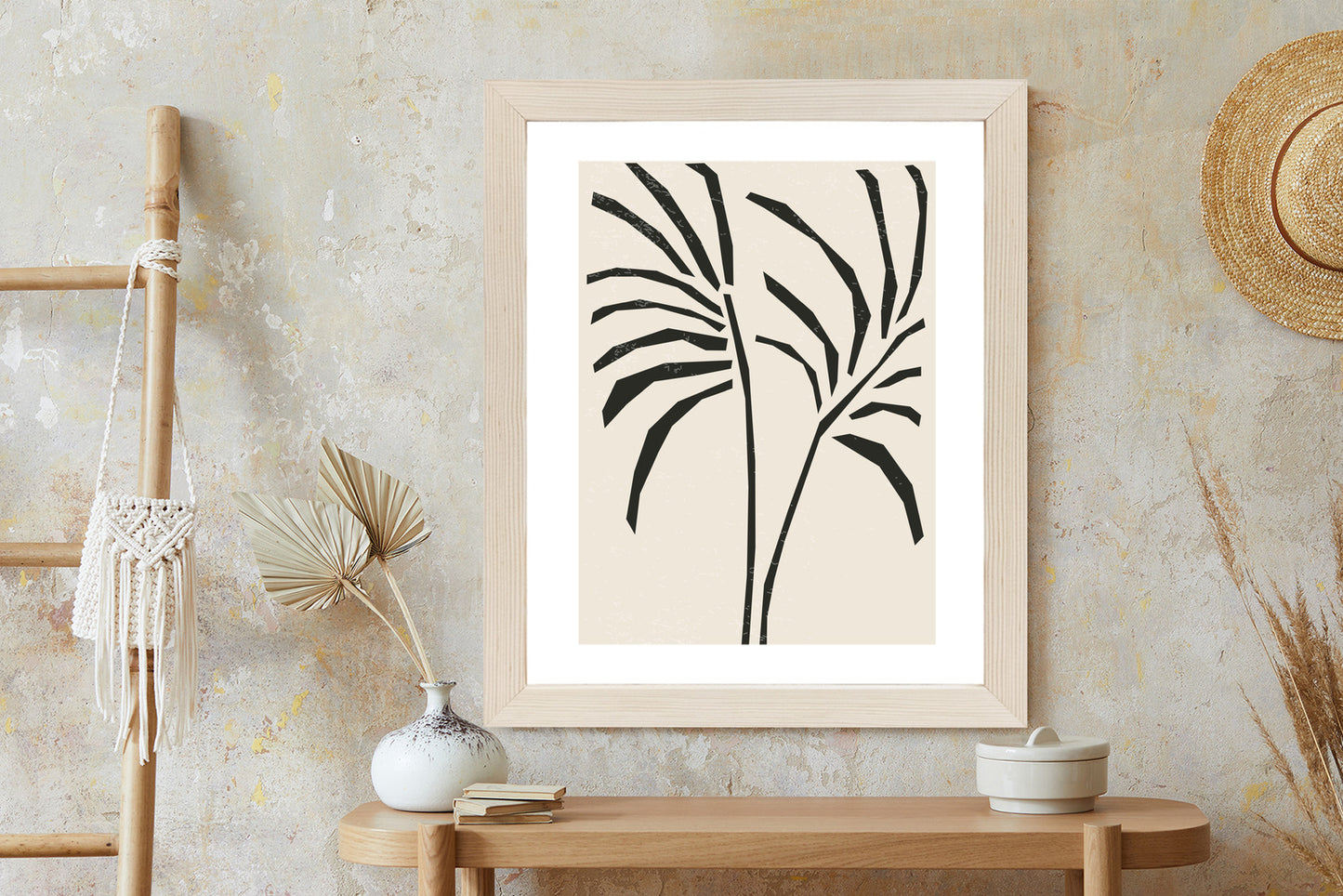 Poster Blätter Im Matisse-Stil