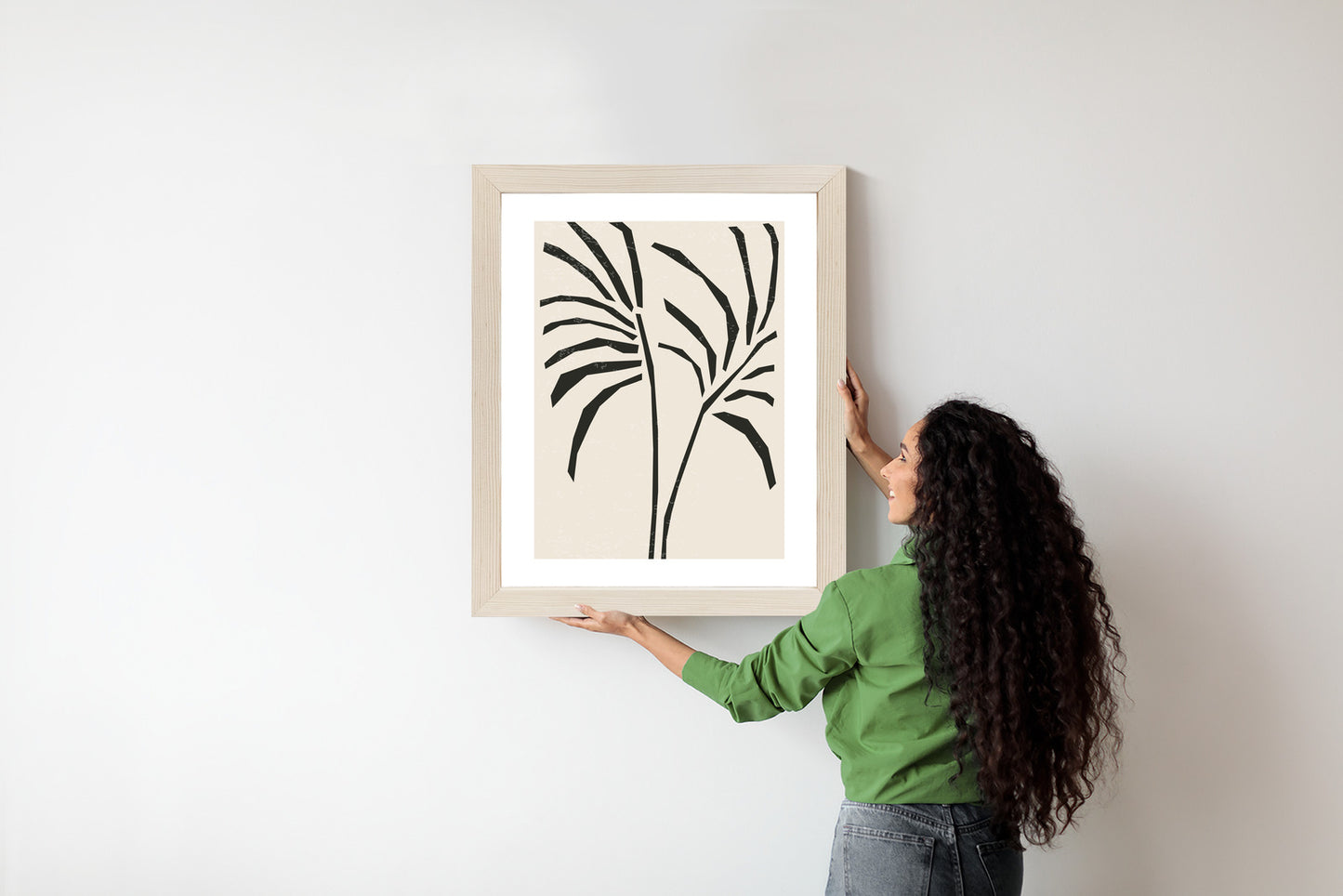 Poster Blätter Im Matisse-Stil