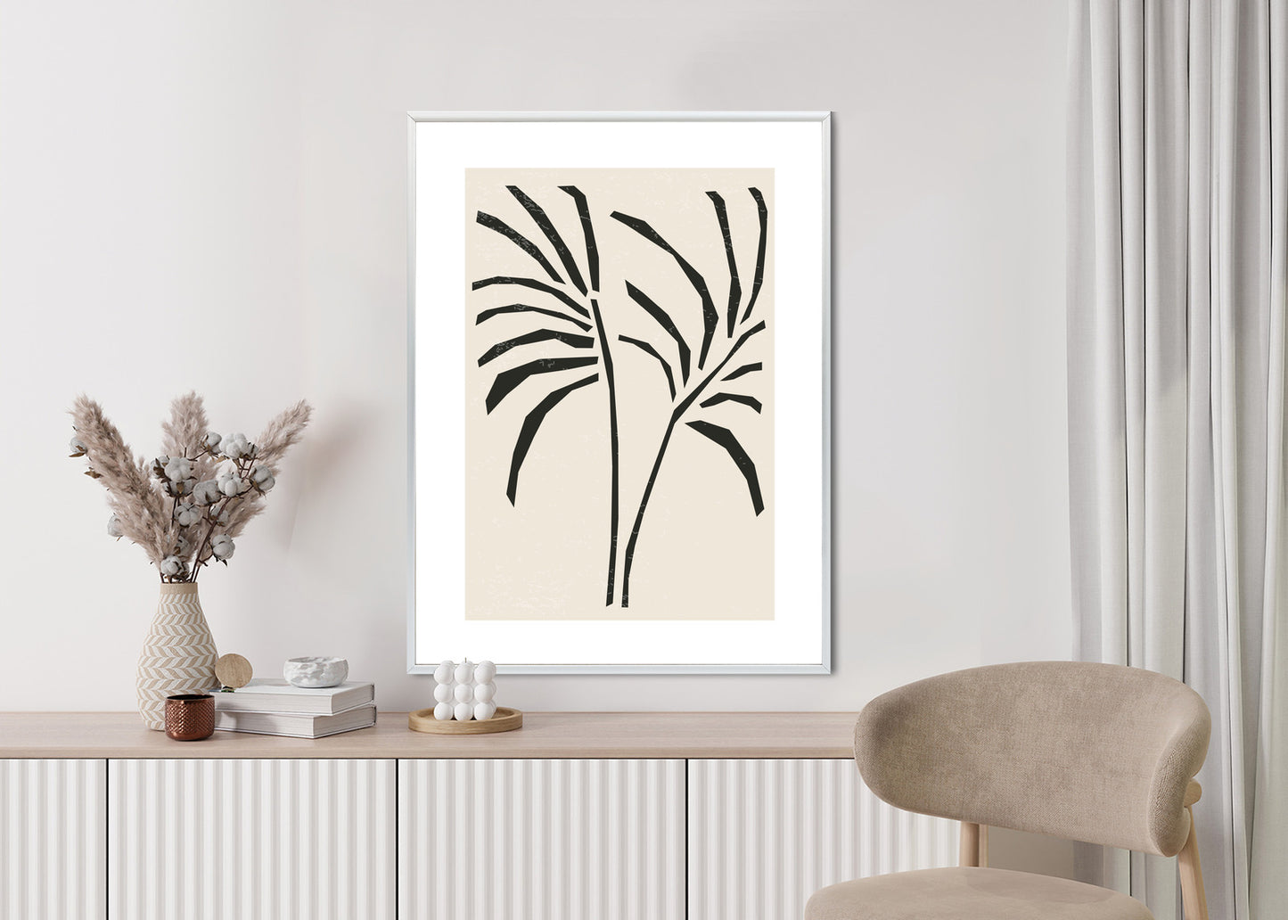 Poster Blätter Im Matisse-Stil