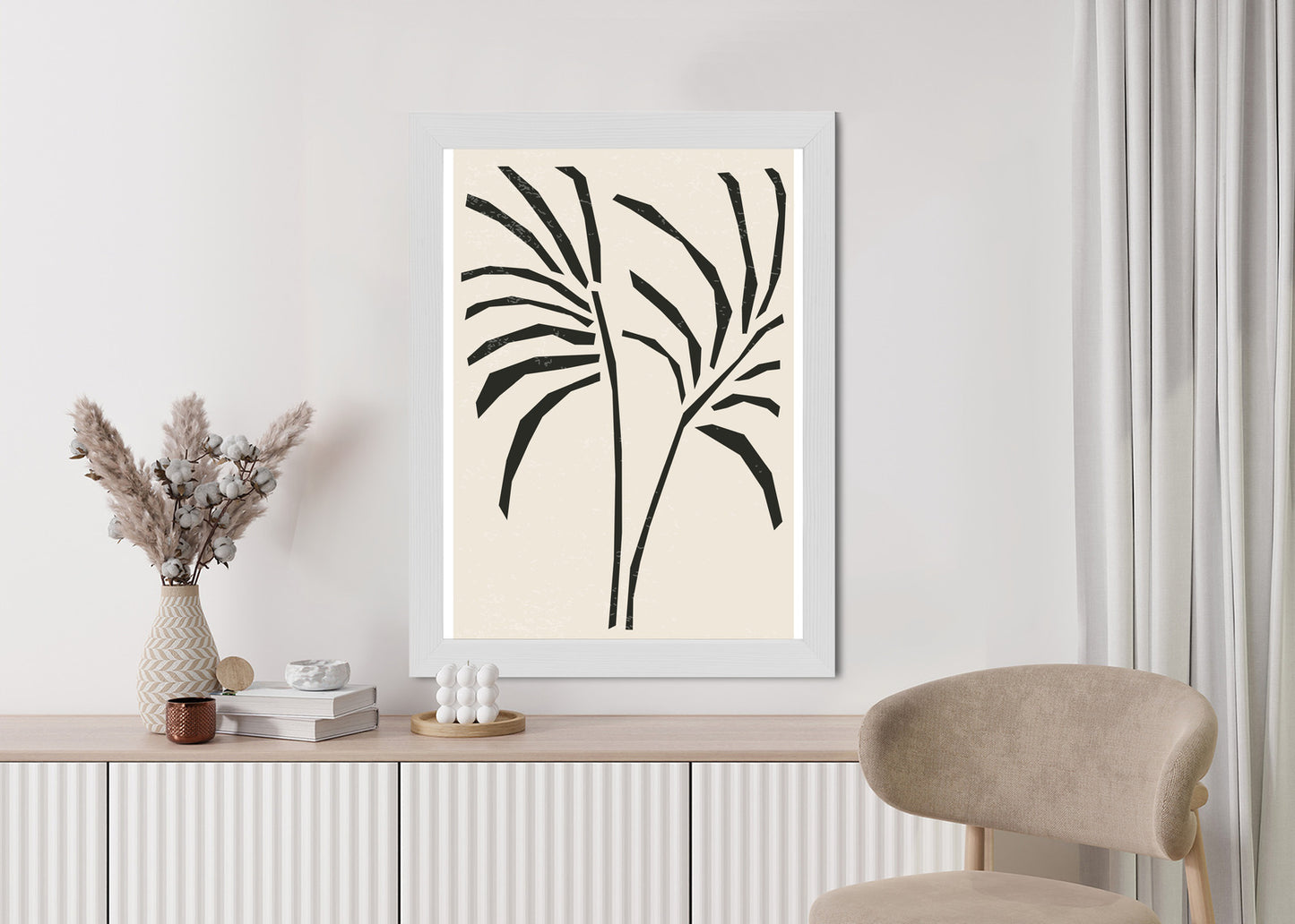 Poster Blätter Im Matisse-Stil