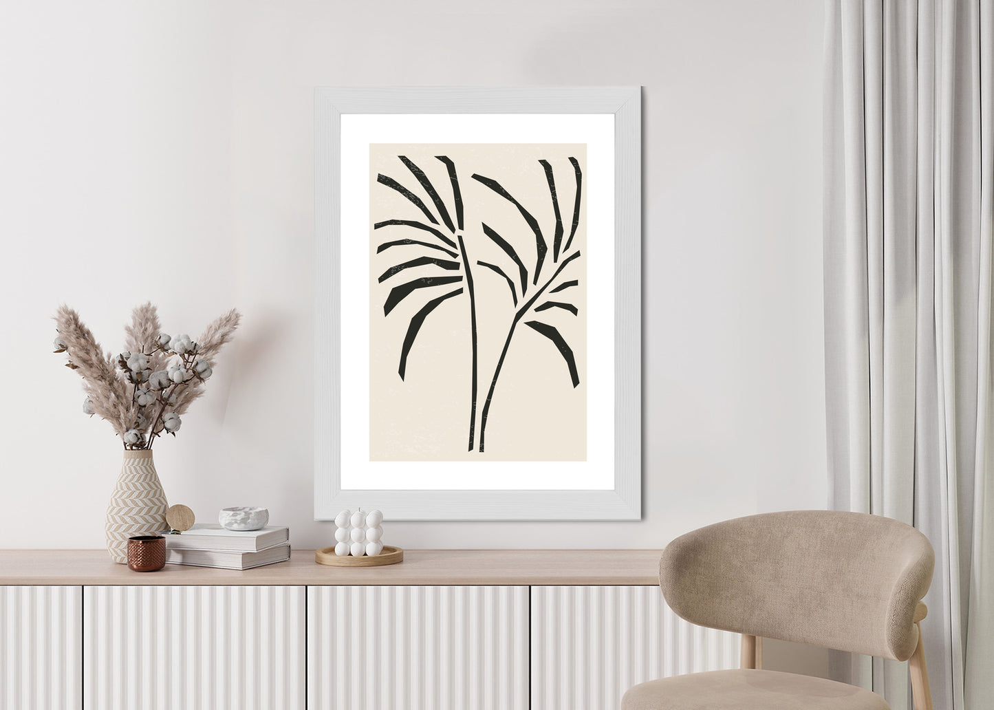 Poster Blätter Im Matisse-Stil