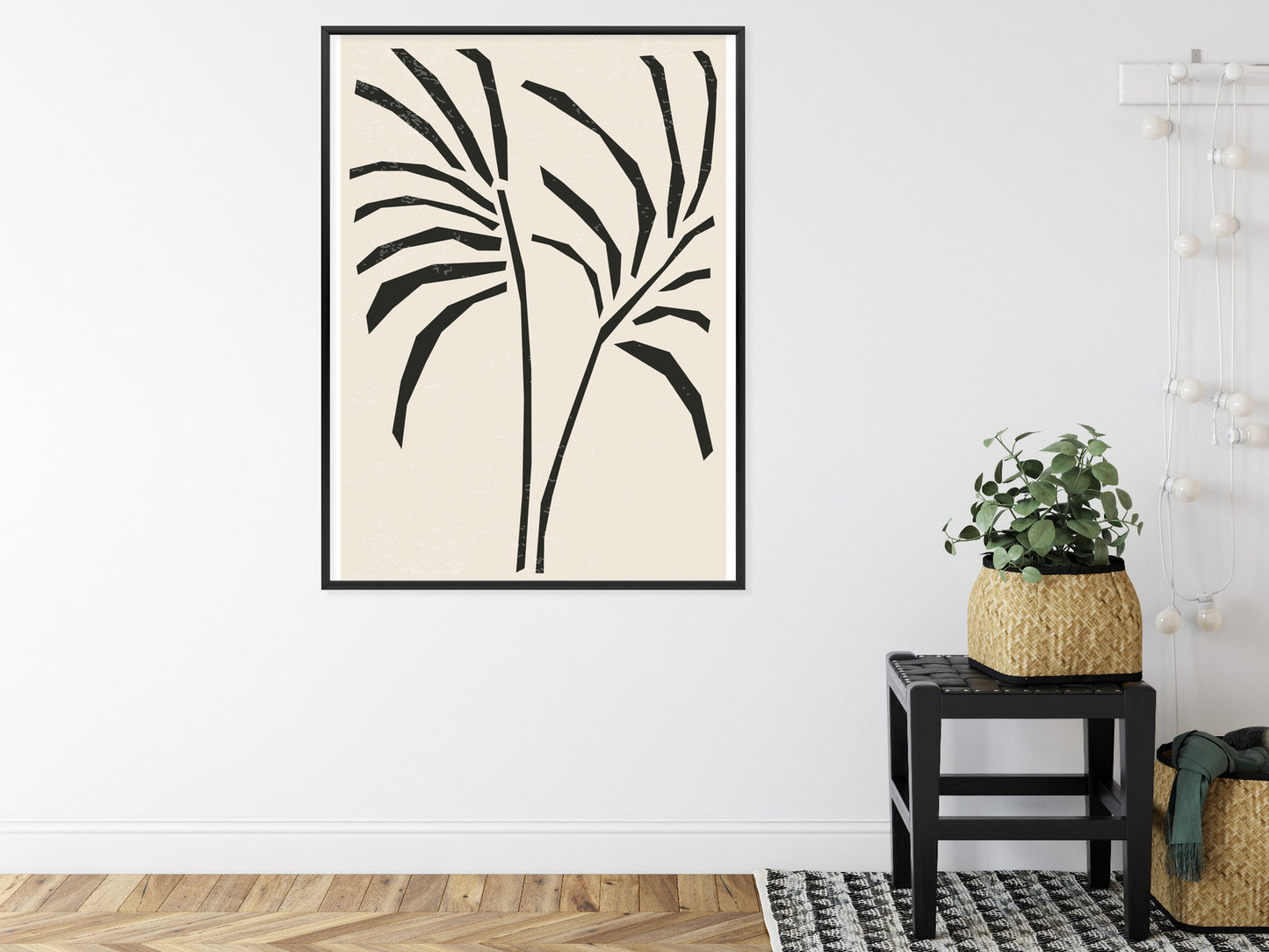 Poster Blätter Im Matisse-Stil