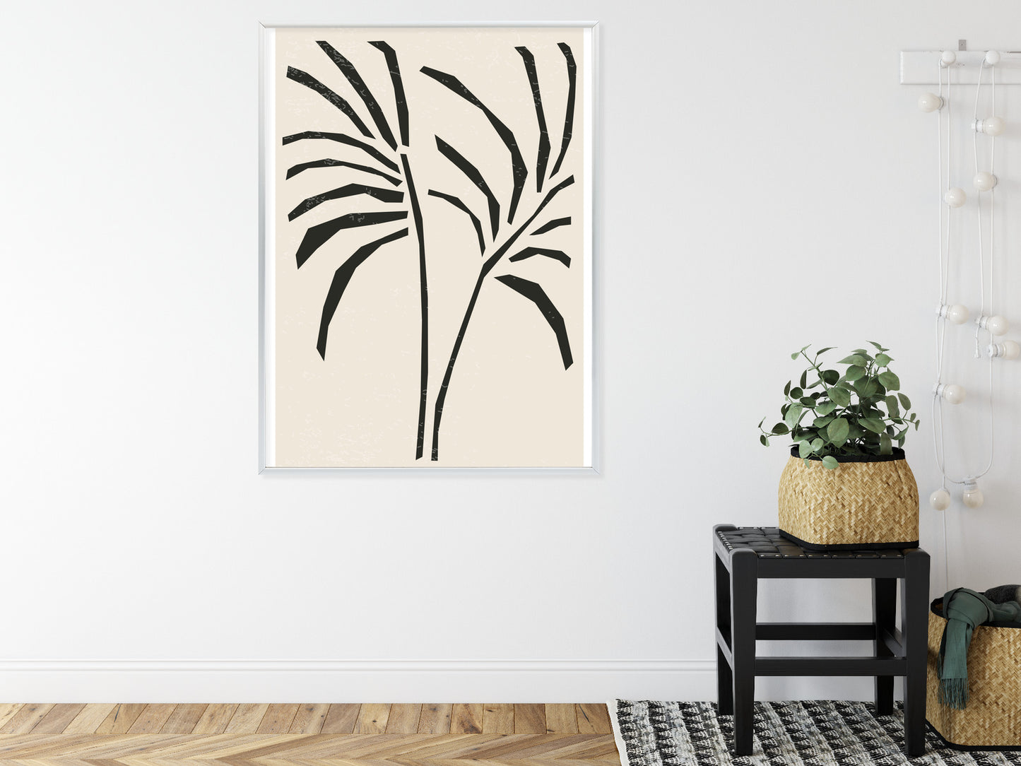 Poster Blätter Im Matisse-Stil