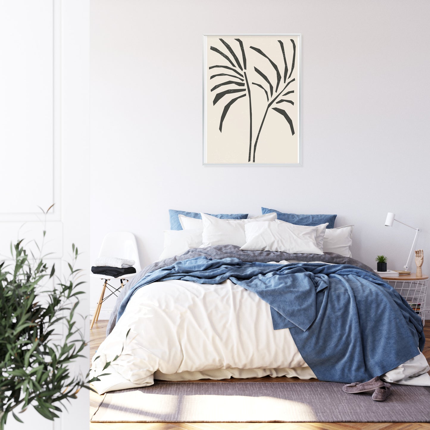 Poster Blätter Im Matisse-Stil