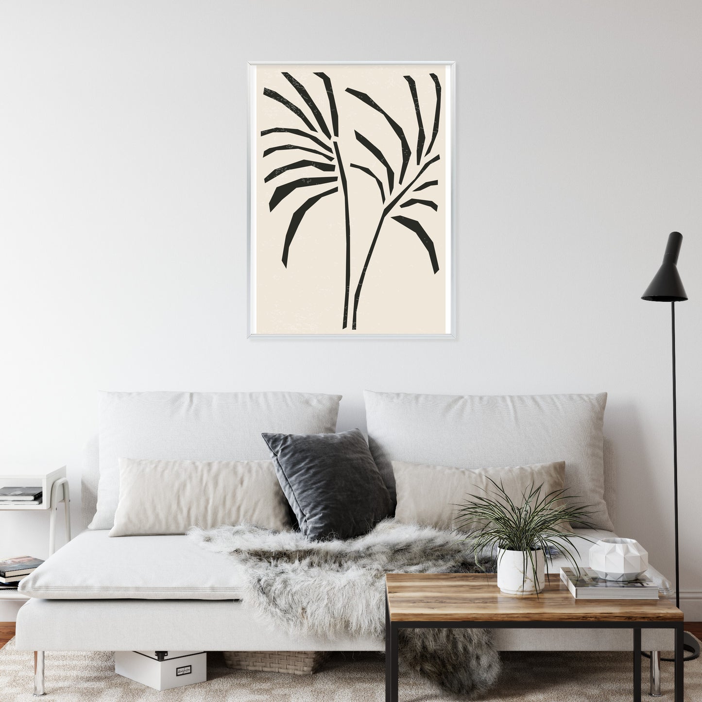 Poster Blätter Im Matisse-Stil