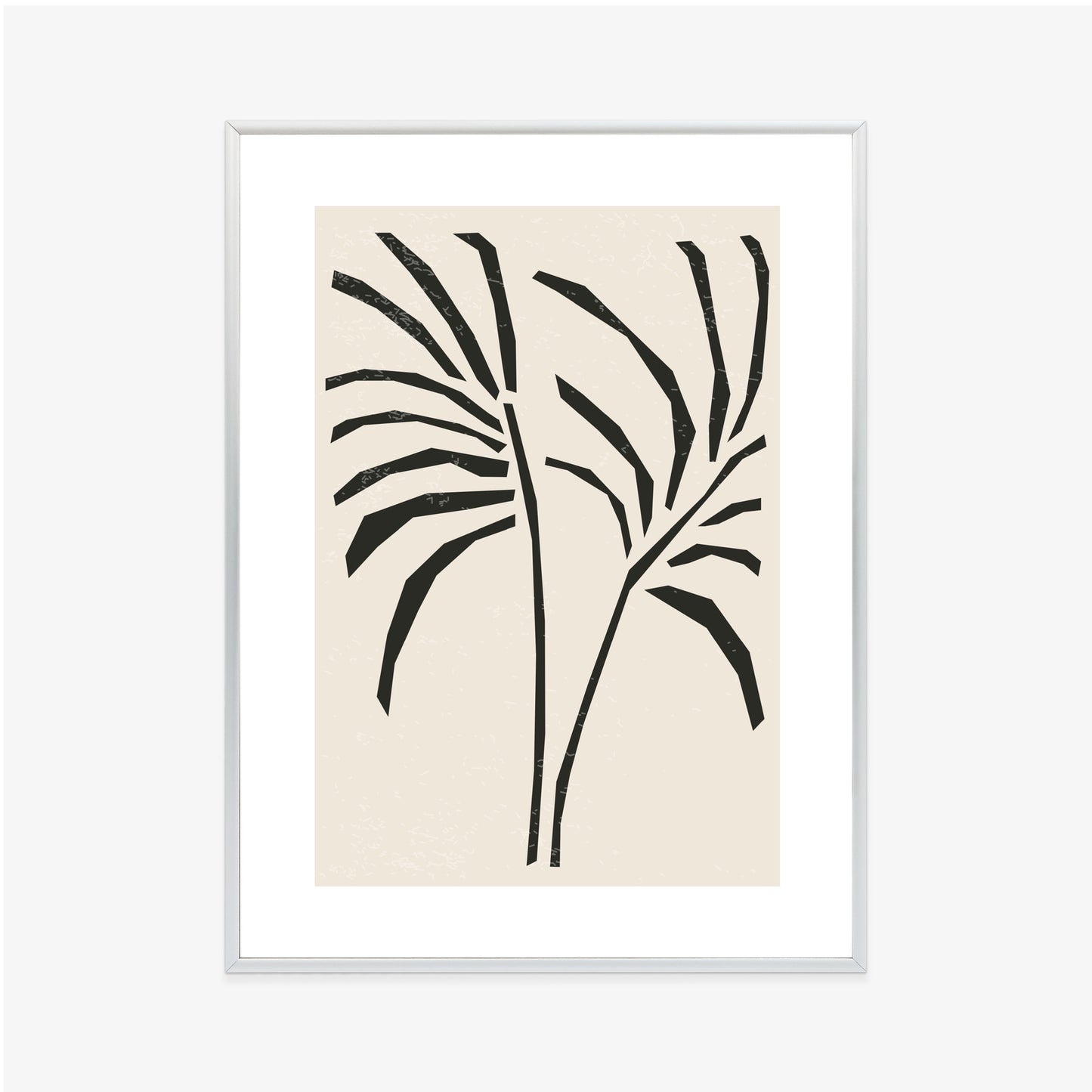 Poster Blätter Im Matisse-Stil