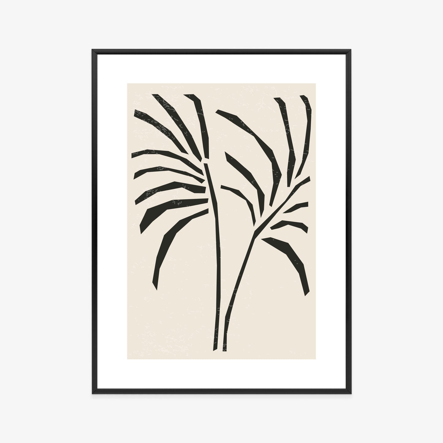 Poster Blätter Im Matisse-Stil