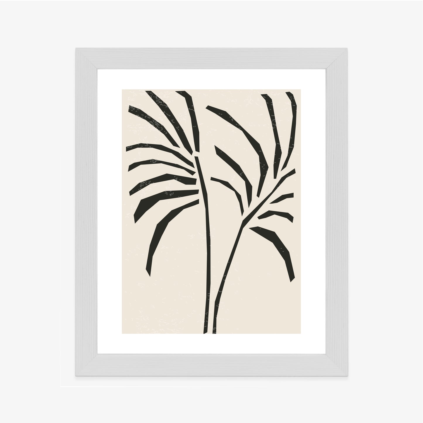 Poster Blätter Im Matisse-Stil