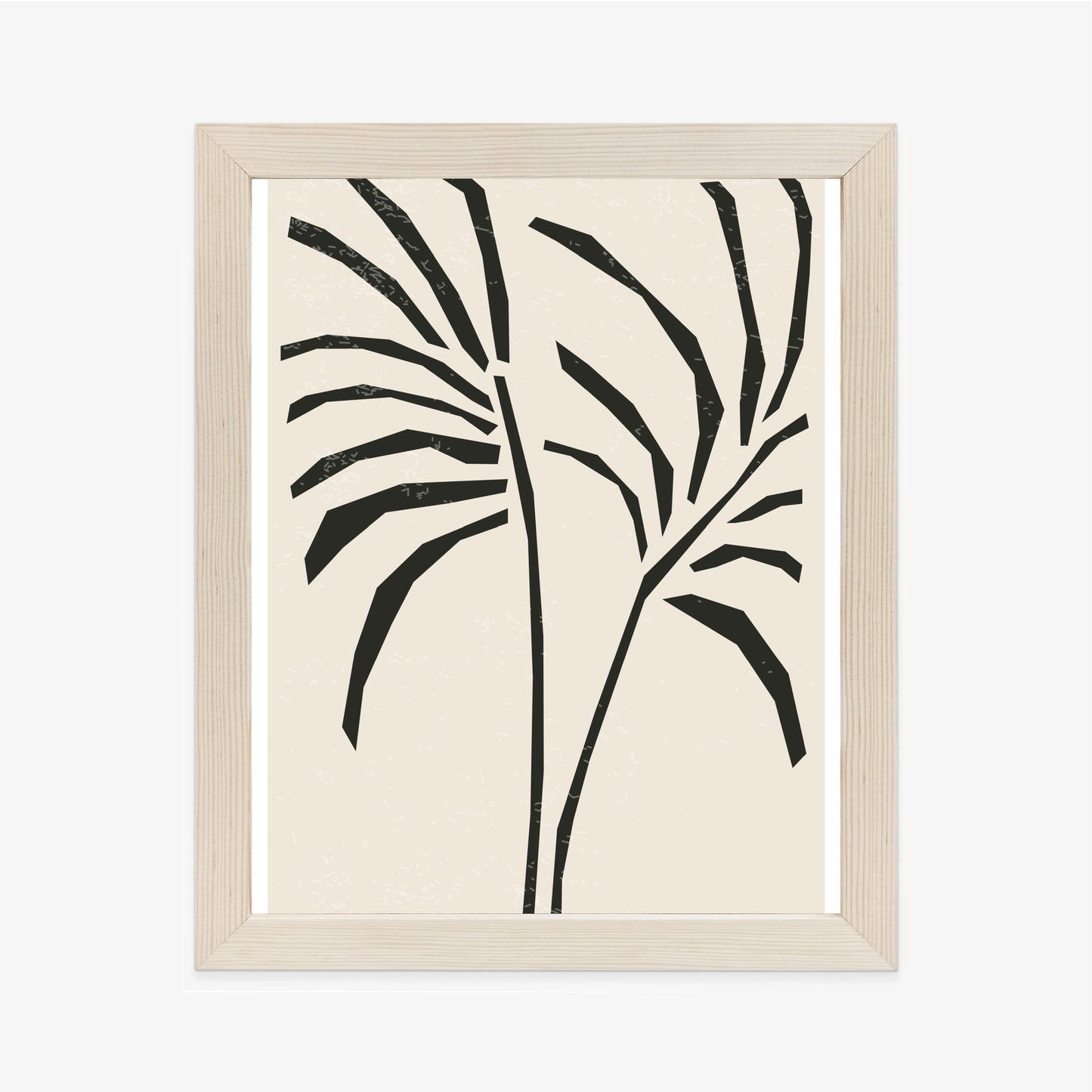 Poster Blätter Im Matisse-Stil