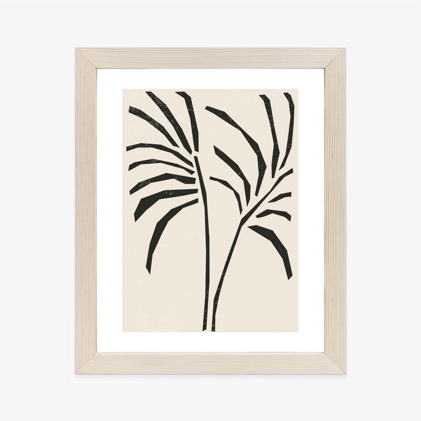 Poster Blätter Im Matisse-Stil