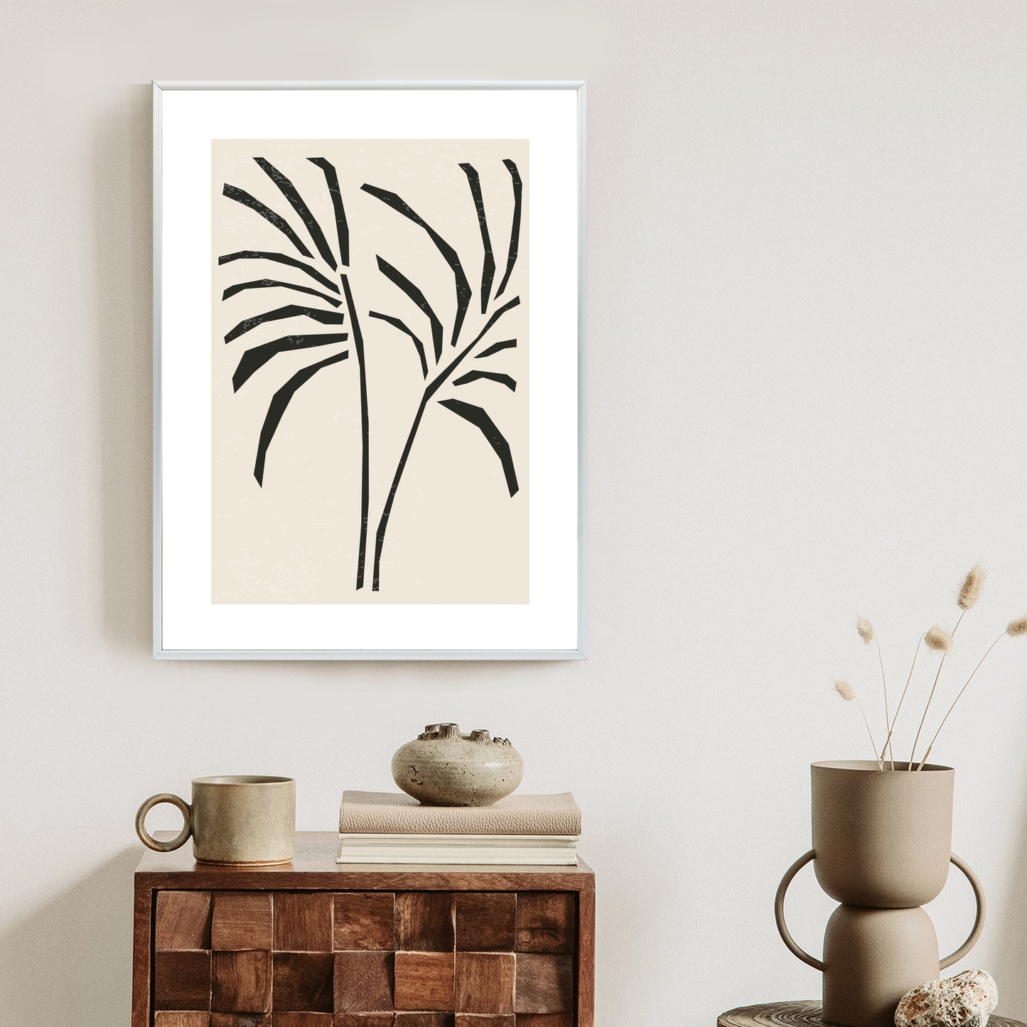 Poster Blätter Im Matisse-Stil