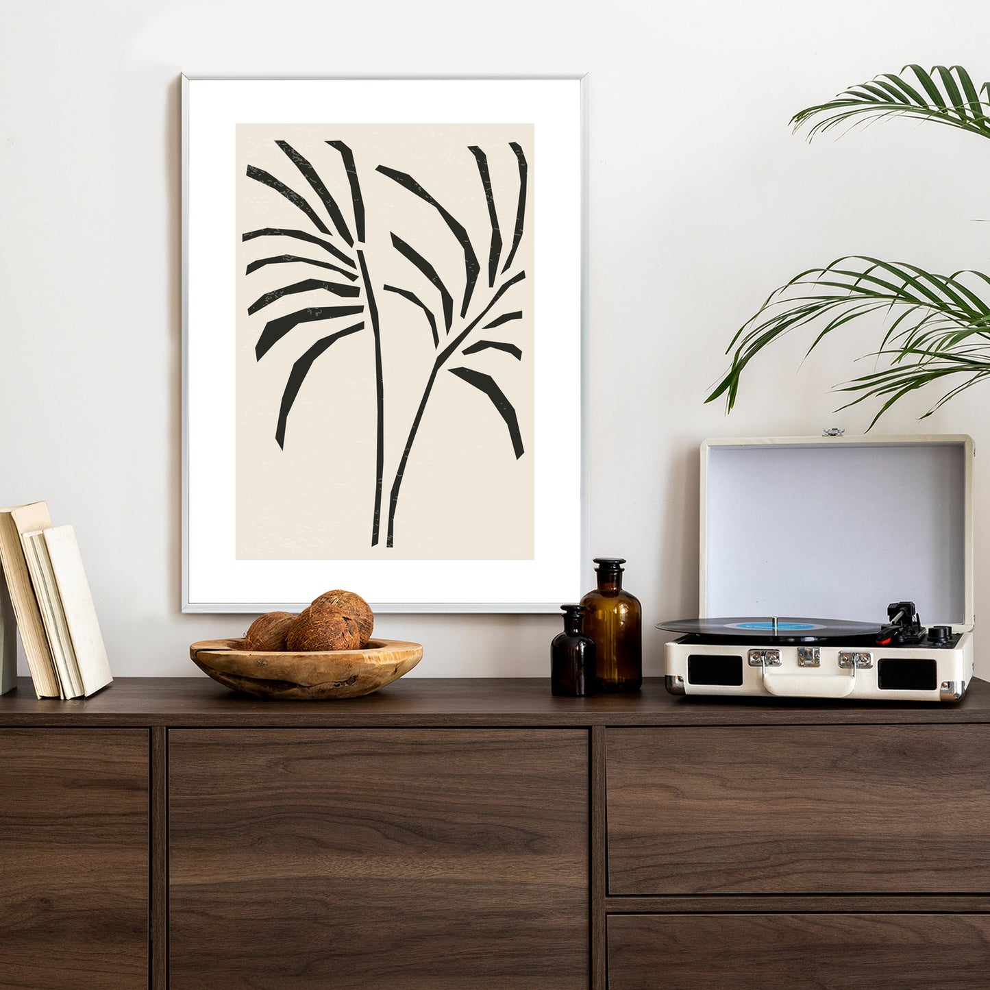 Poster Blätter Im Matisse-Stil