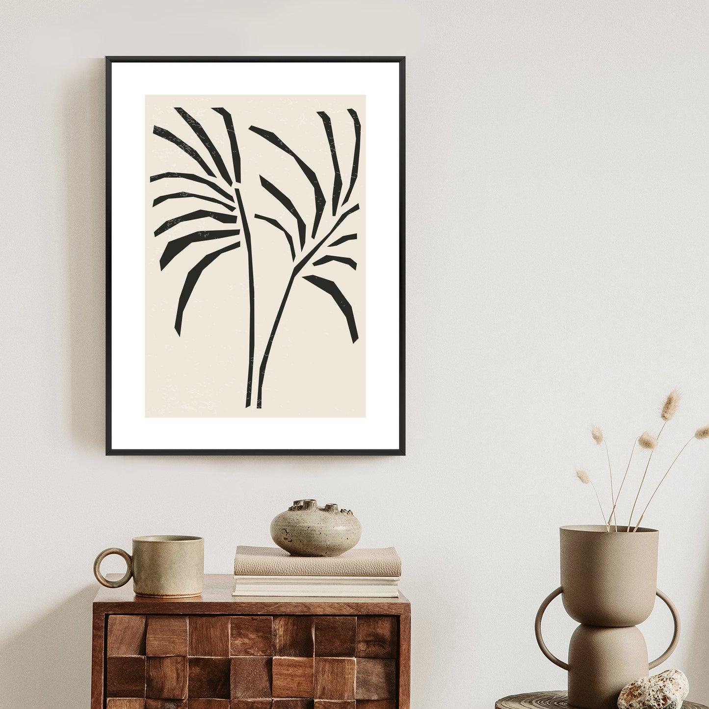 Poster Blätter Im Matisse-Stil