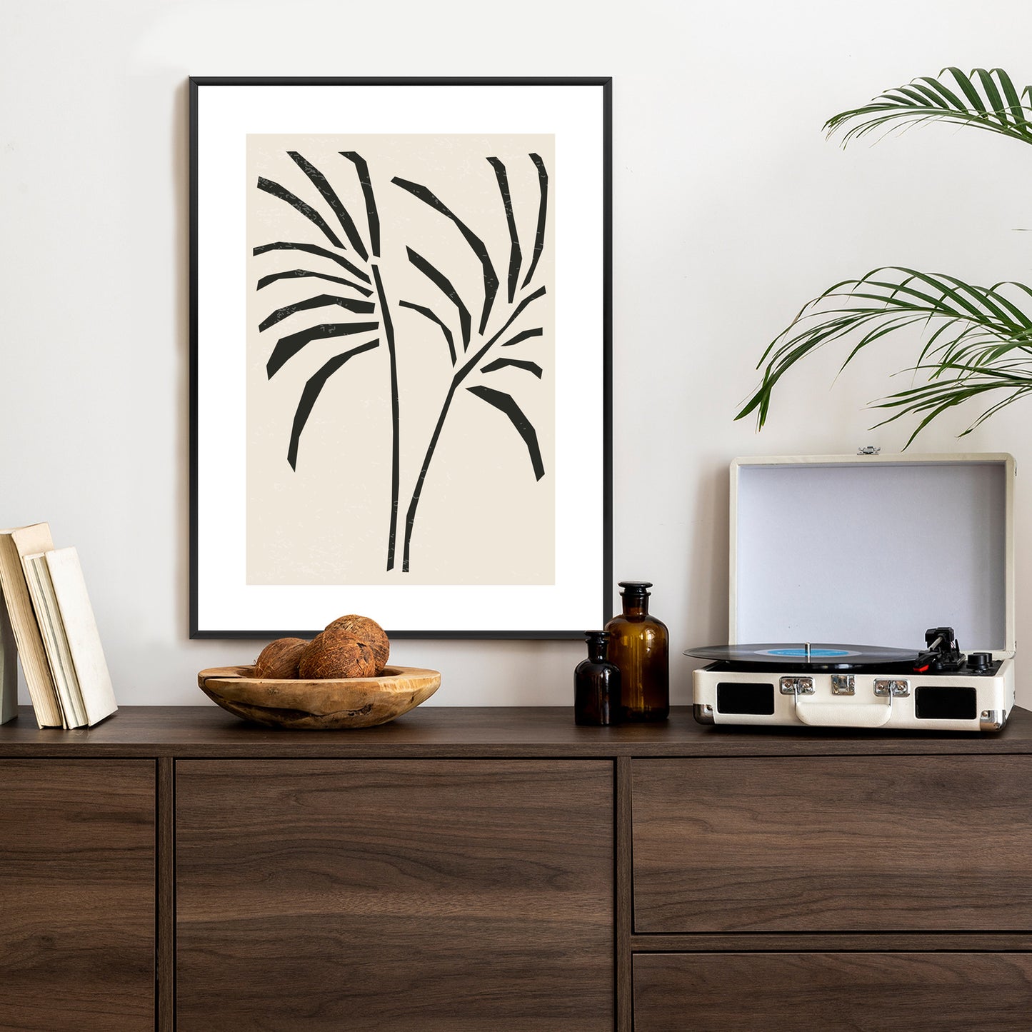 Poster Blätter Im Matisse-Stil