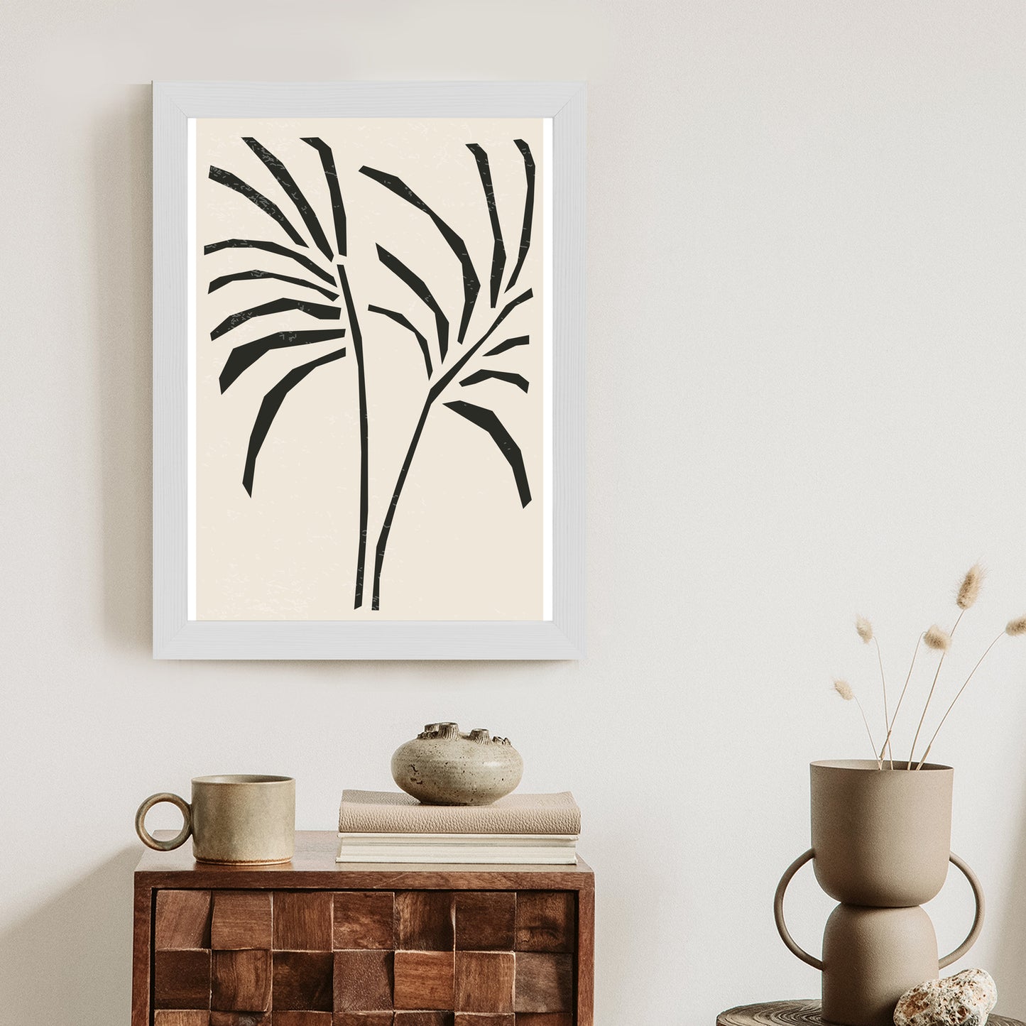 Poster Blätter Im Matisse-Stil