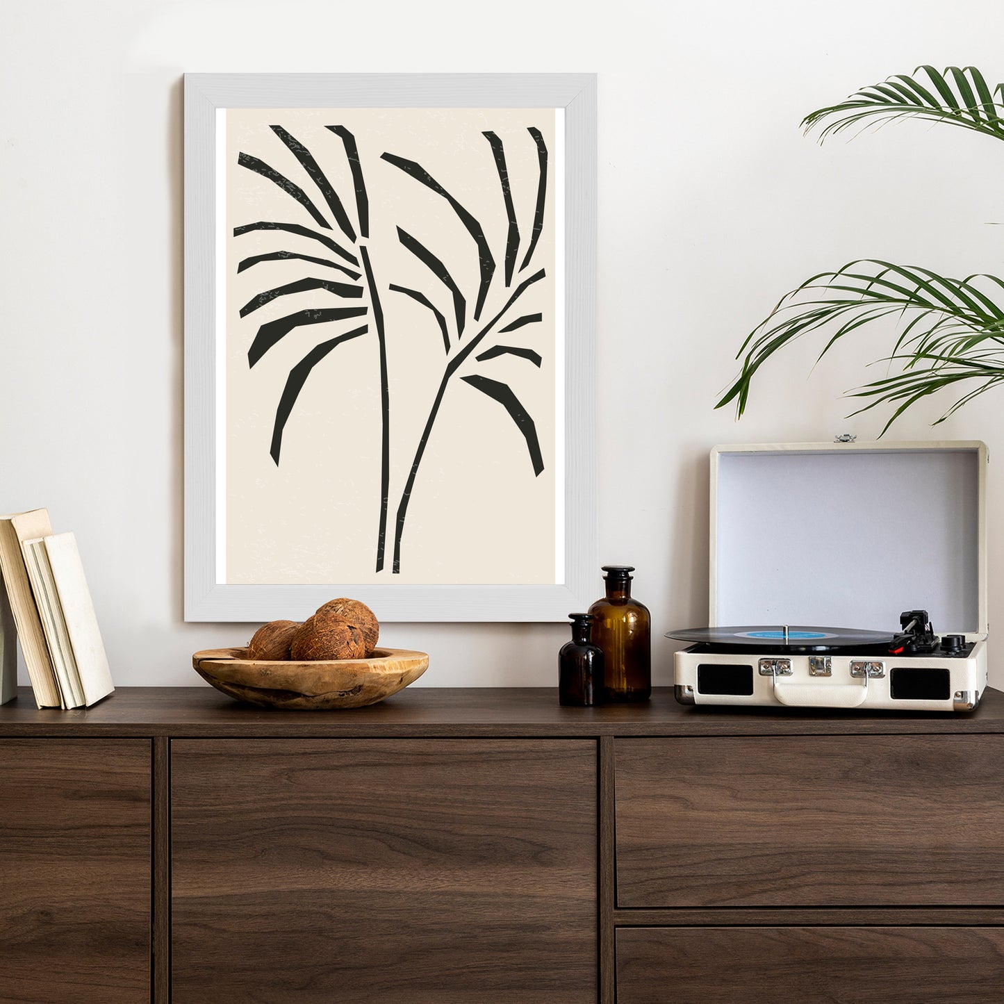 Poster Blätter Im Matisse-Stil