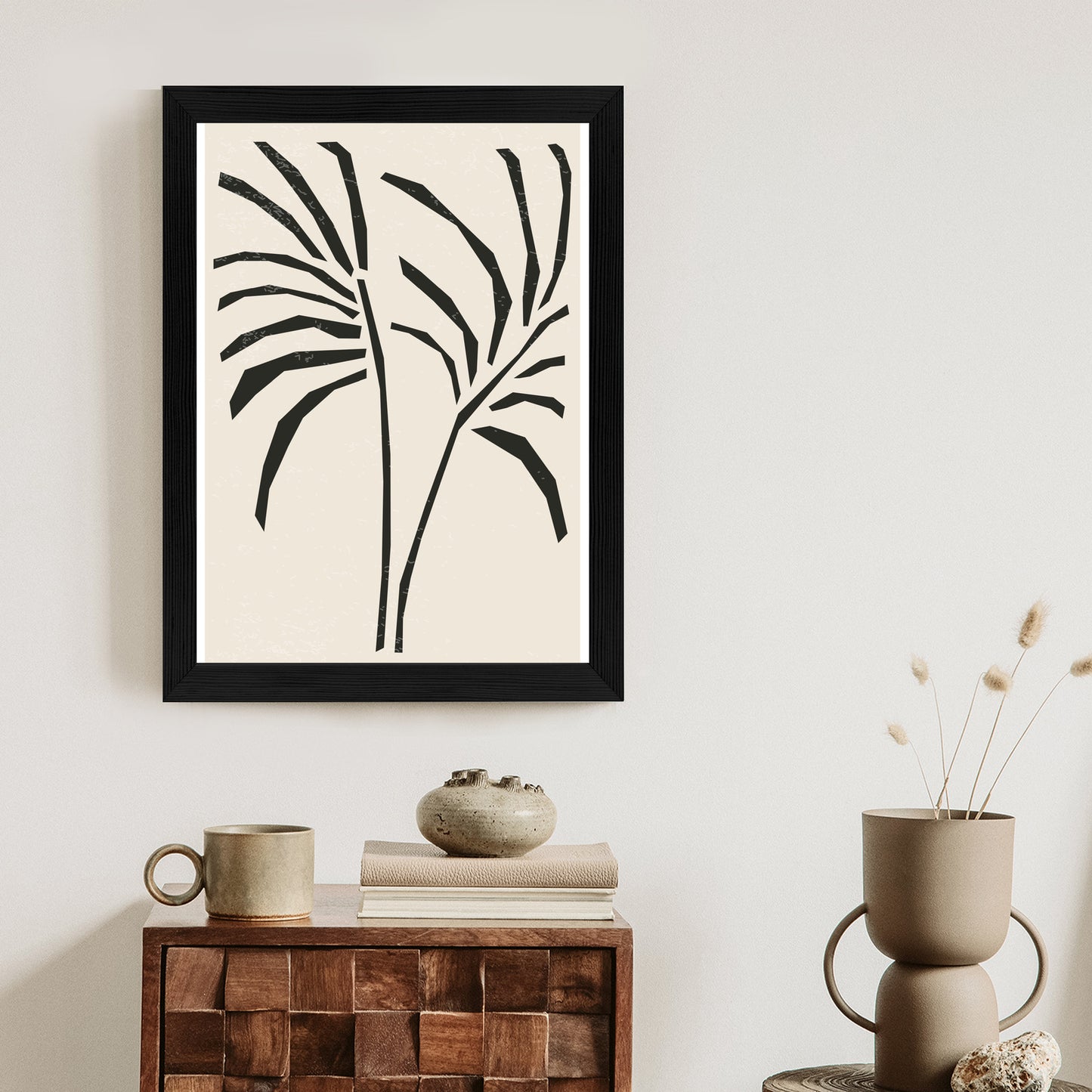Poster Blätter Im Matisse-Stil