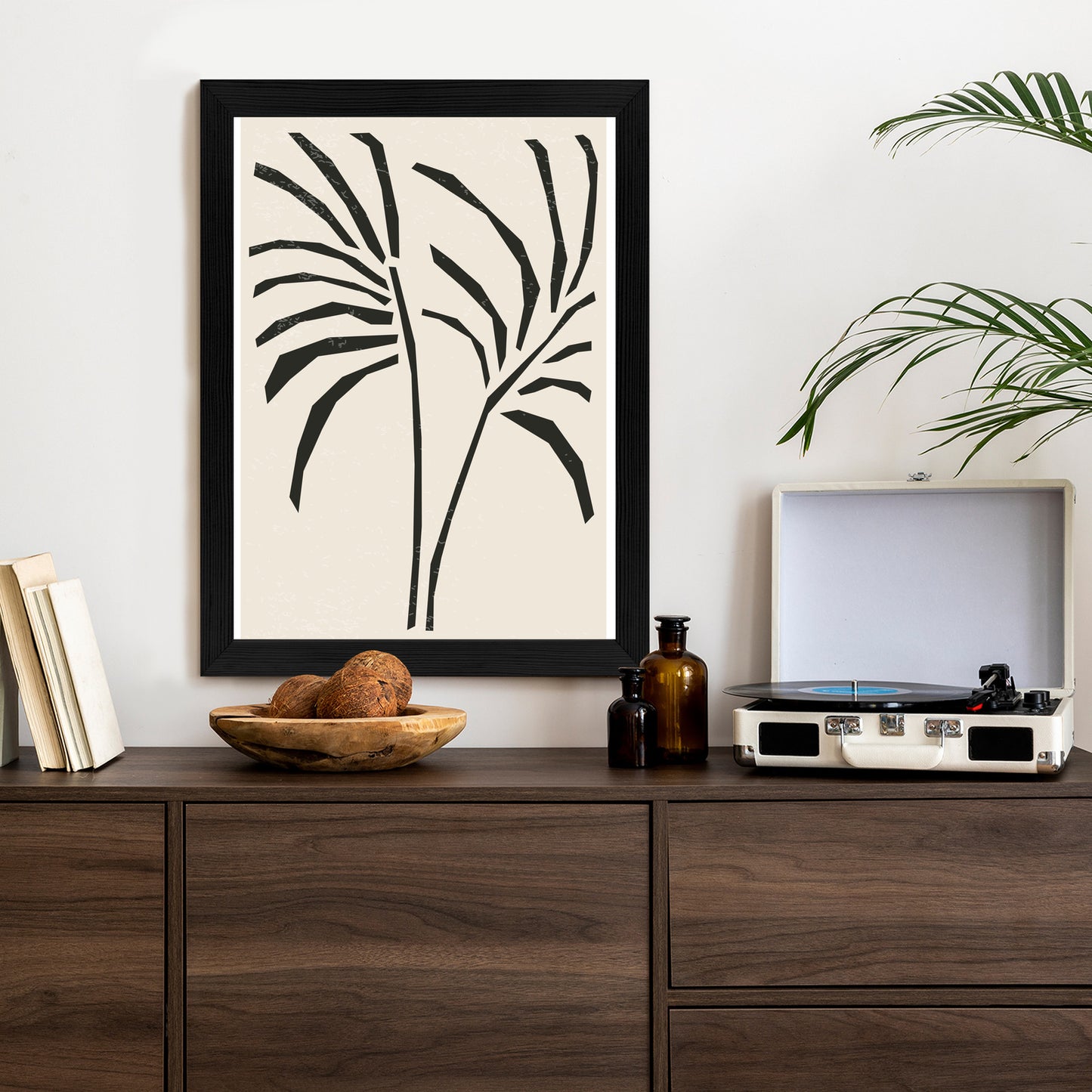 Poster Blätter Im Matisse-Stil