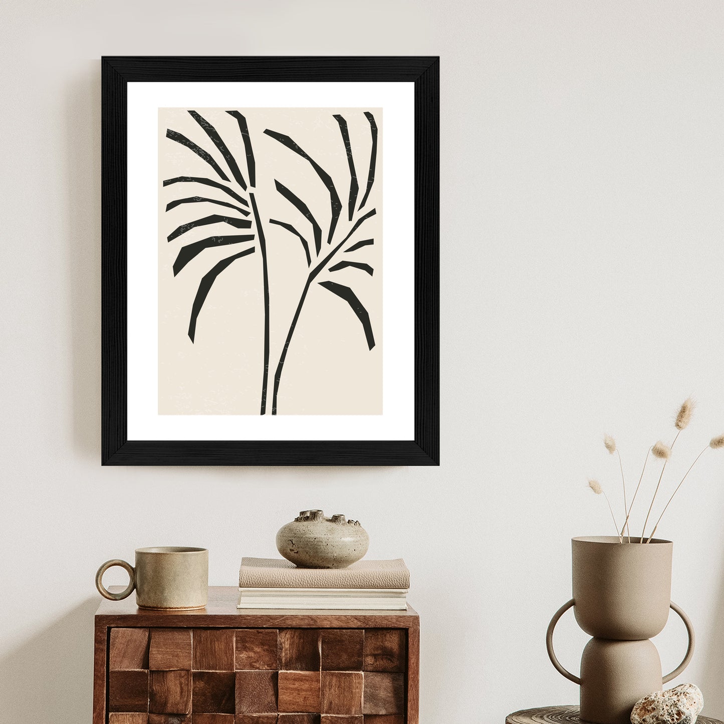 Poster Blätter Im Matisse-Stil