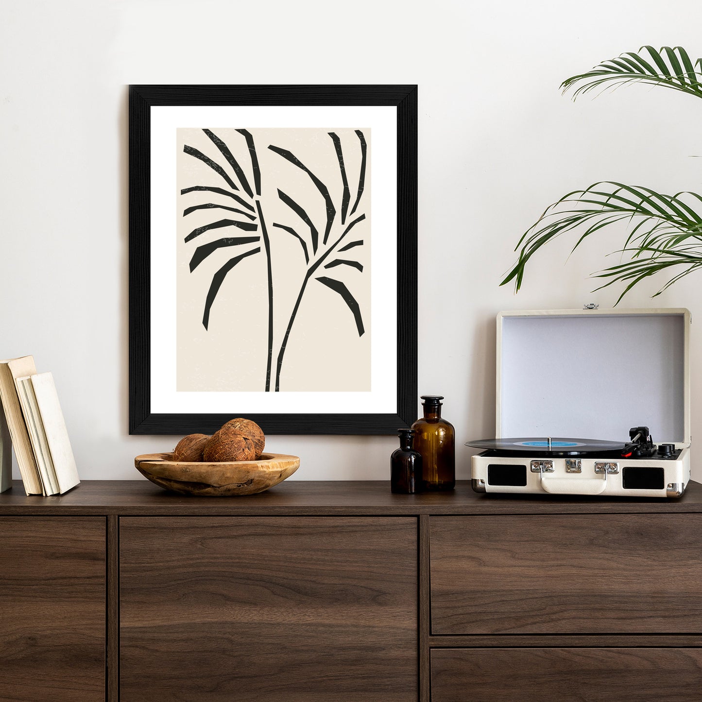 Poster Blätter Im Matisse-Stil