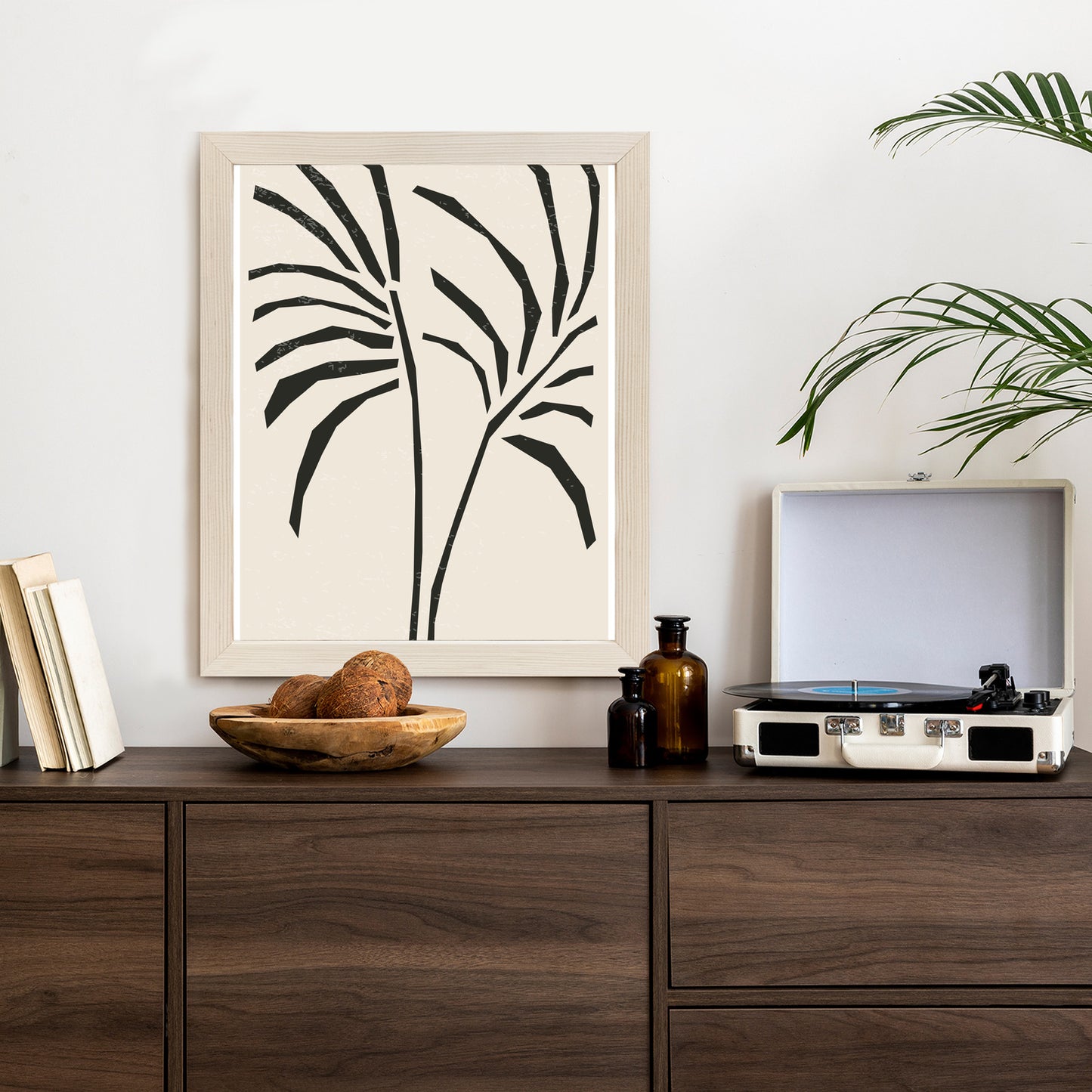 Poster Blätter Im Matisse-Stil