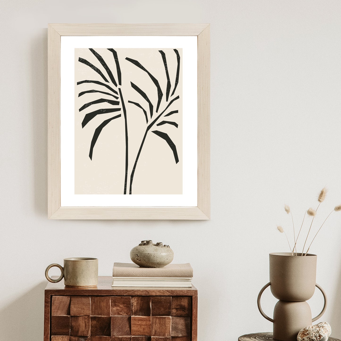 Poster Blätter Im Matisse-Stil