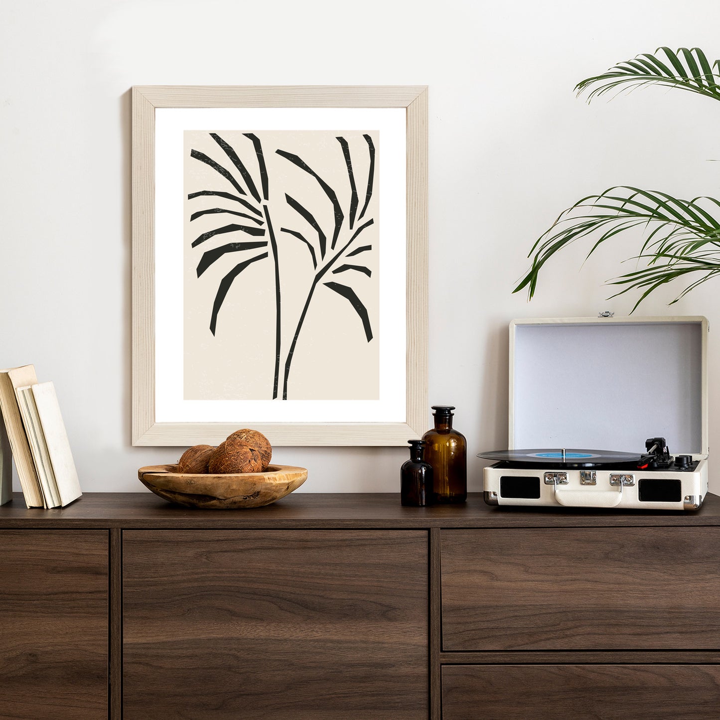 Poster Blätter Im Matisse-Stil