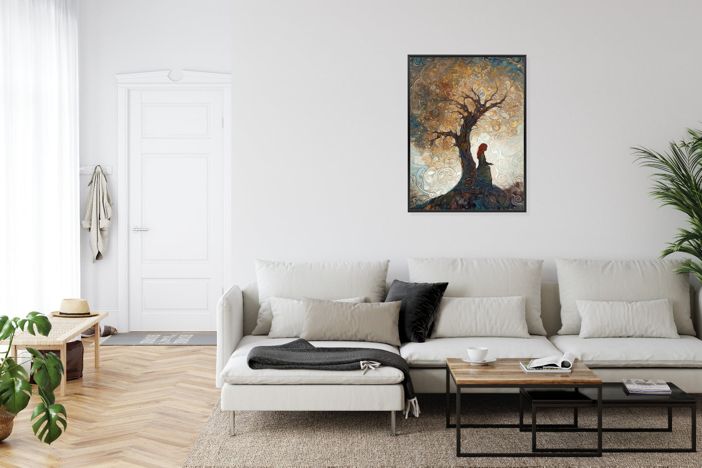 Poster Frau Und Der Baum Des Lebens