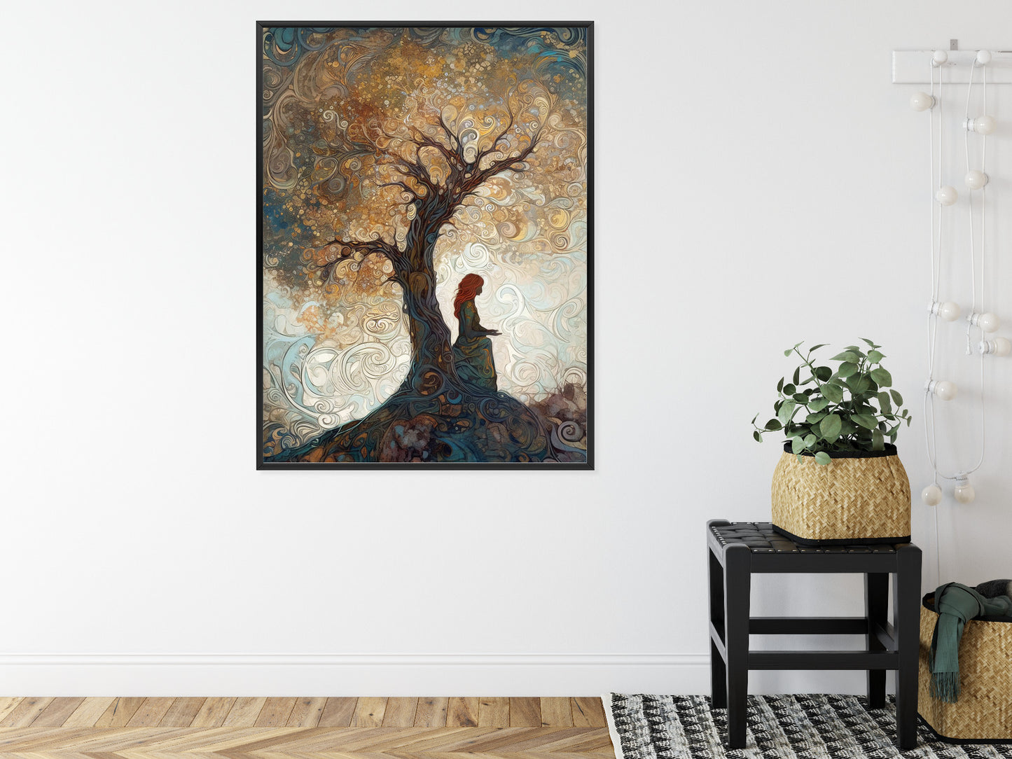Poster Frau Und Der Baum Des Lebens
